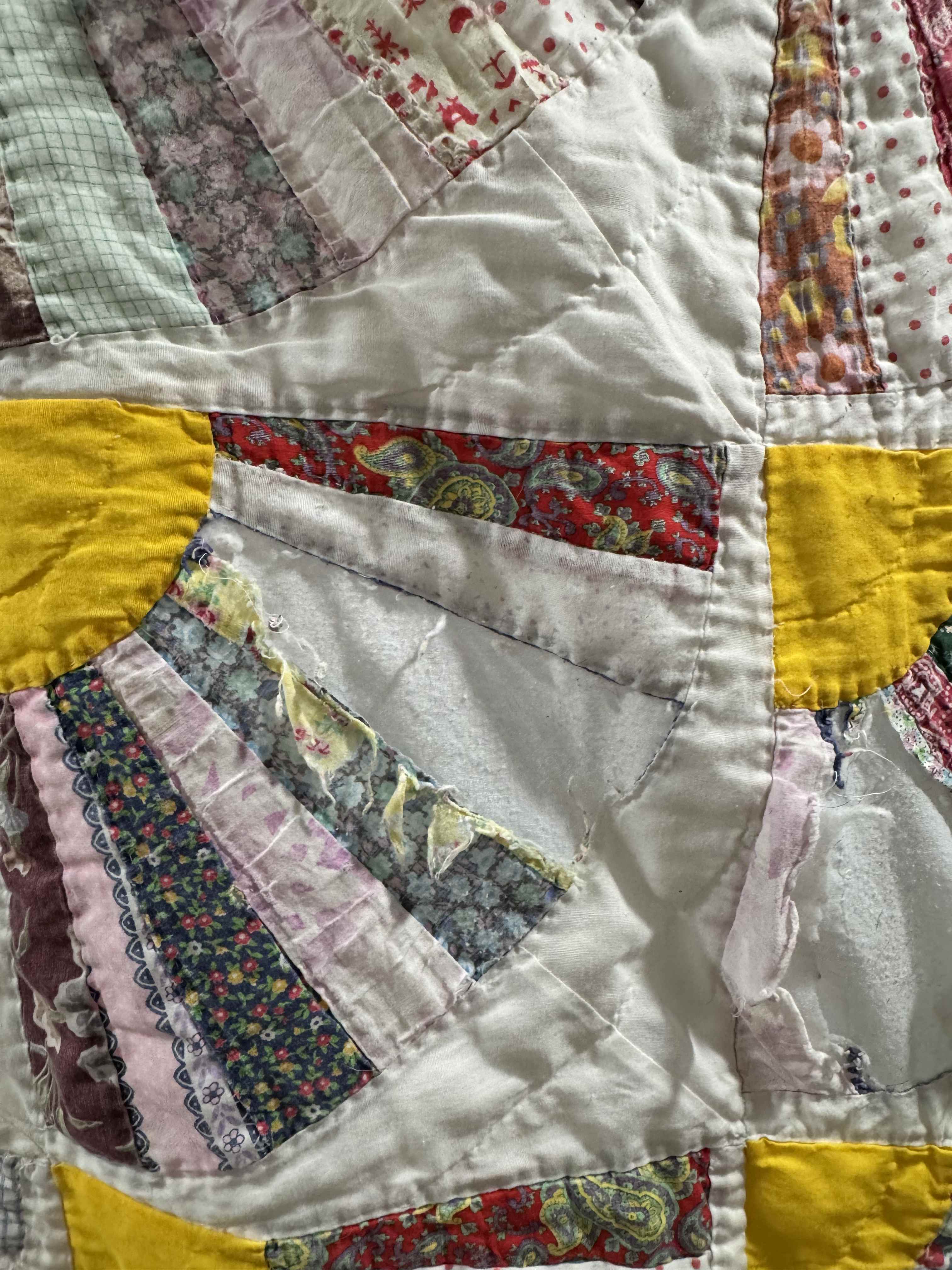 Vintage Quilt Grandmother's Fan