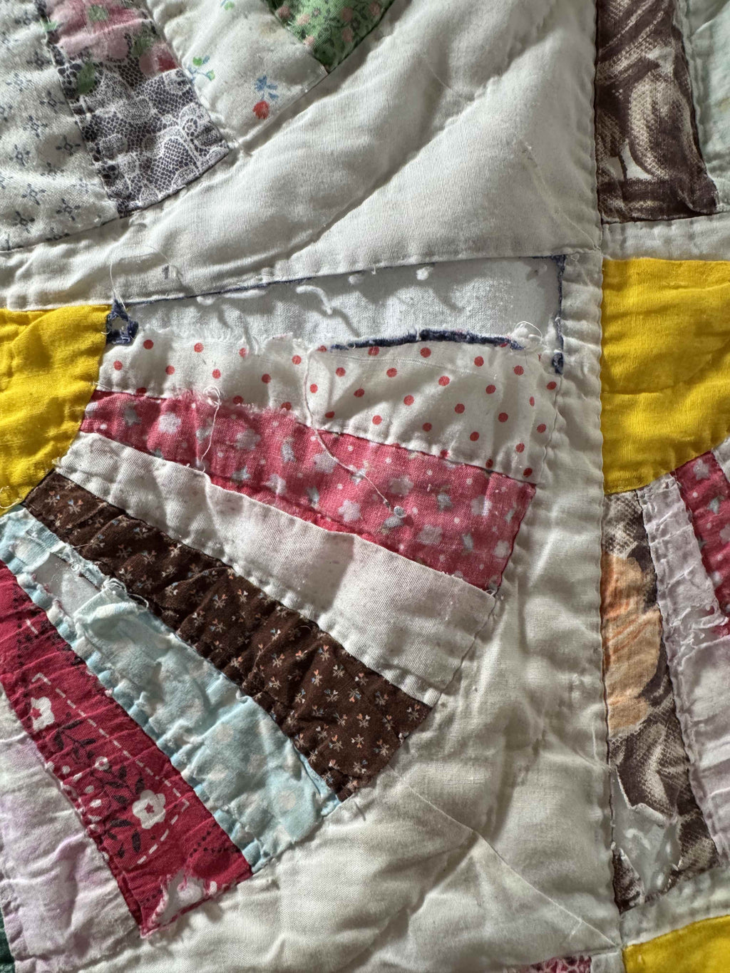 Vintage Quilt Grandmother's Fan