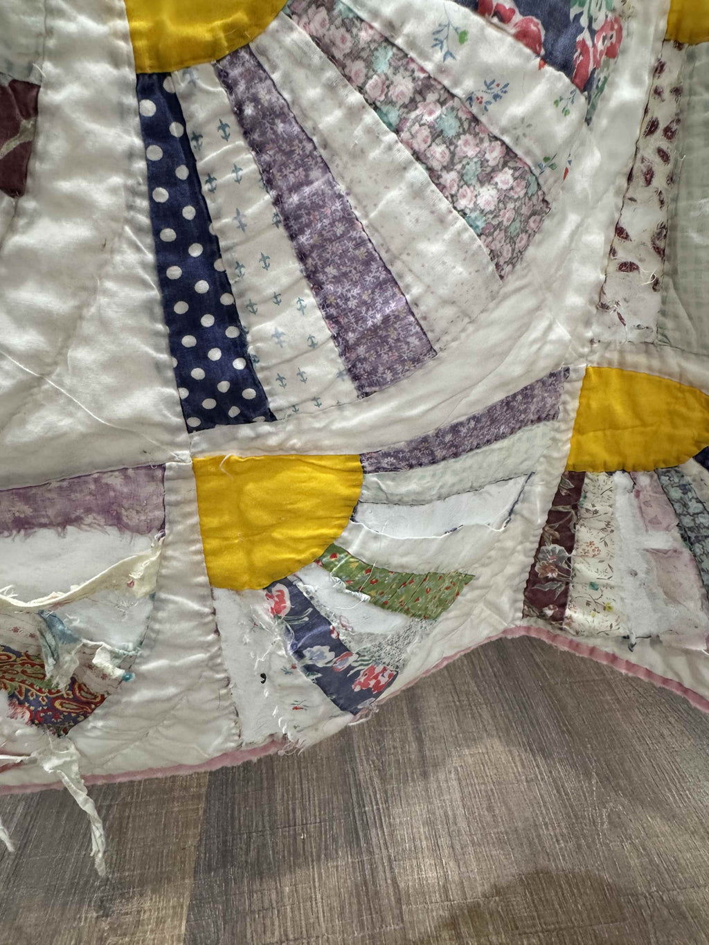 Vintage Quilt Grandmother's Fan