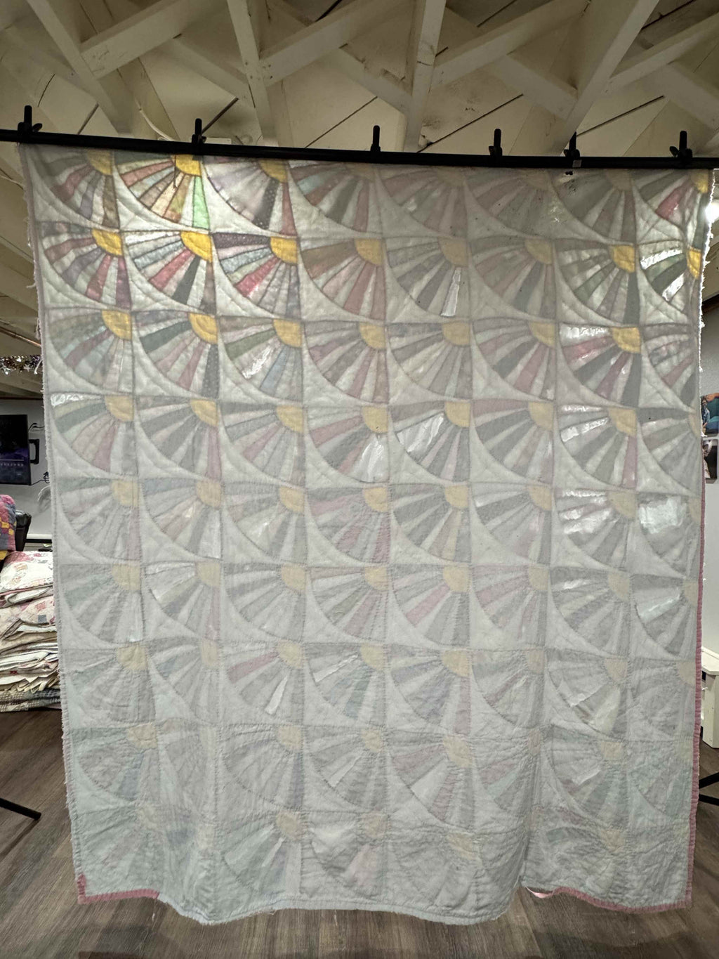 Vintage Quilt Grandmother's Fan