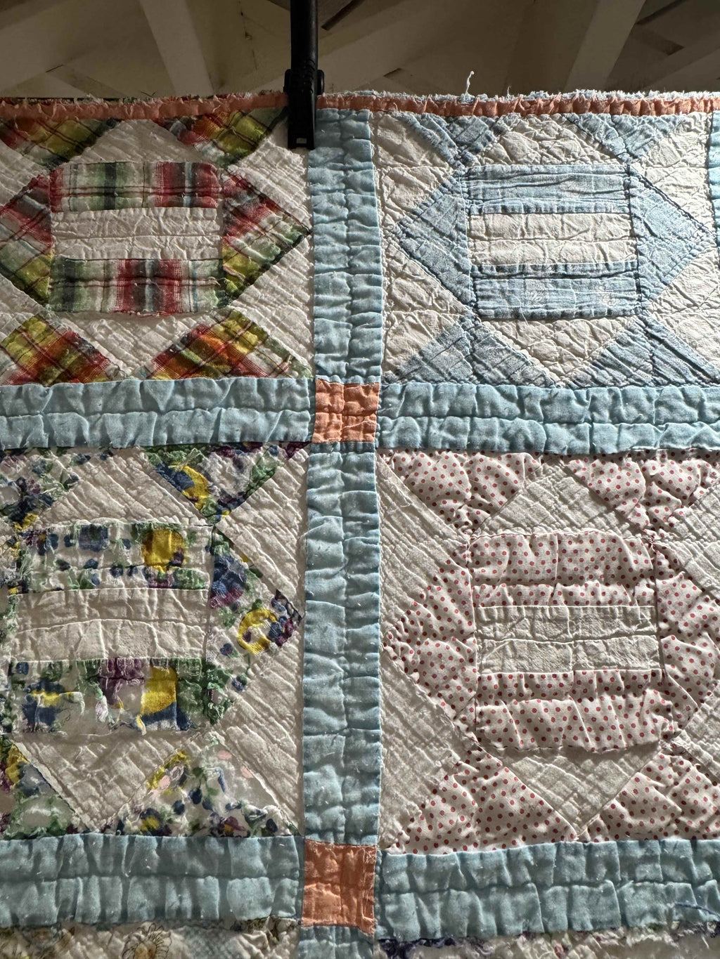 Vintage Quilt Broken Path Variation