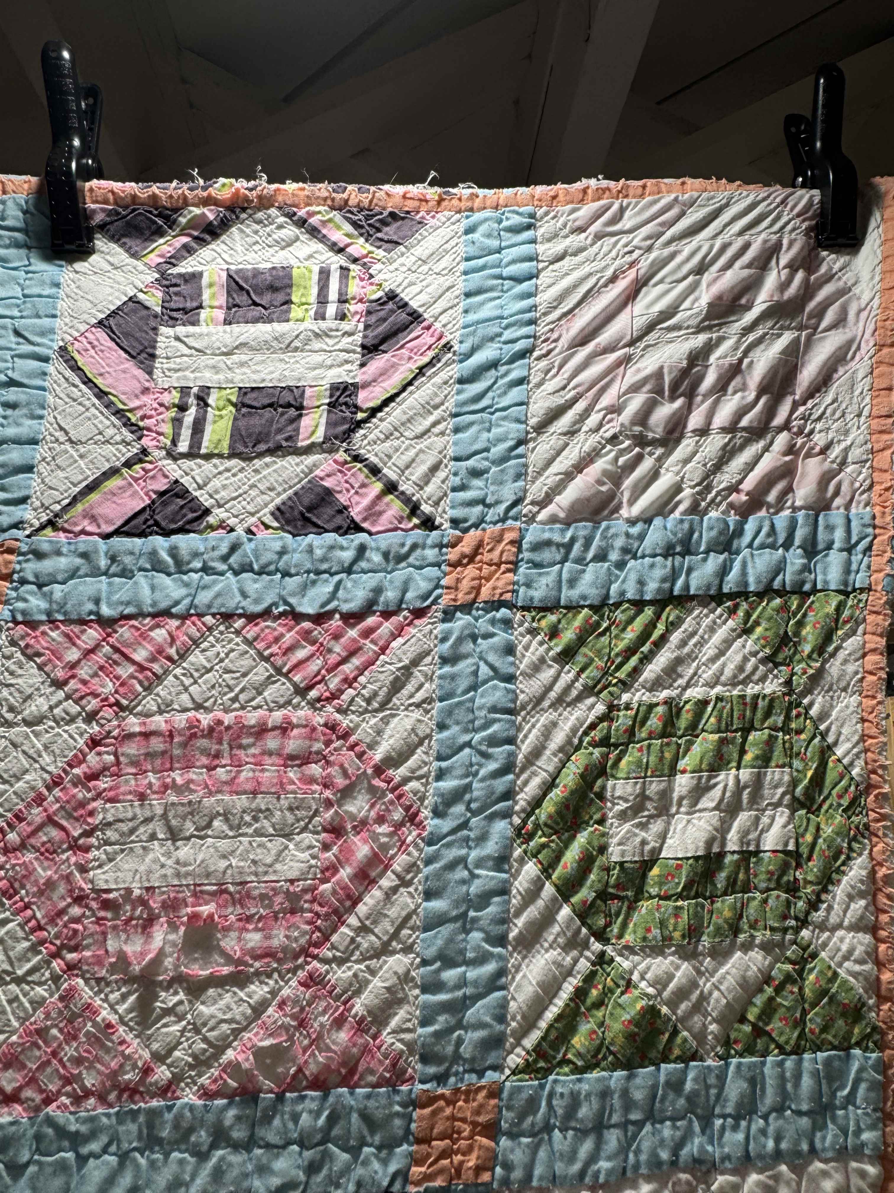 Vintage Quilt Broken Path Variation
