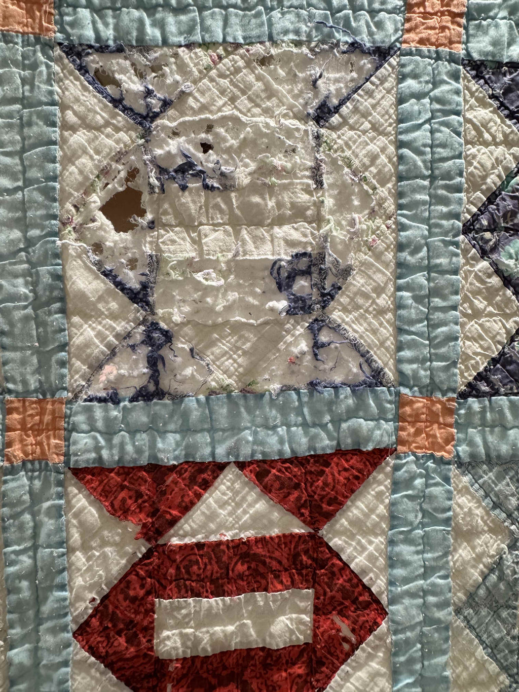 Vintage Quilt Broken Path Variation
