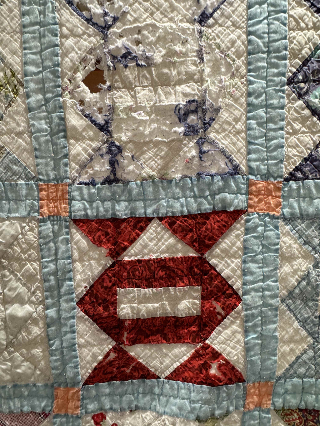 Vintage Quilt Broken Path Variation