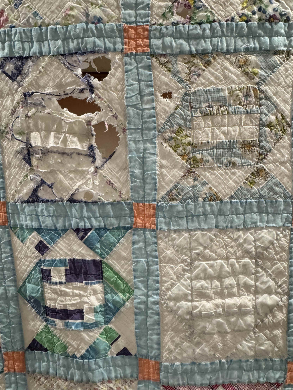 Vintage Quilt Broken Path Variation