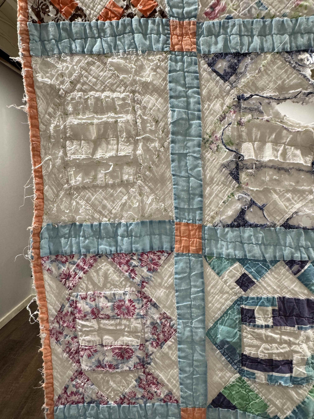 Vintage Quilt Broken Path Variation
