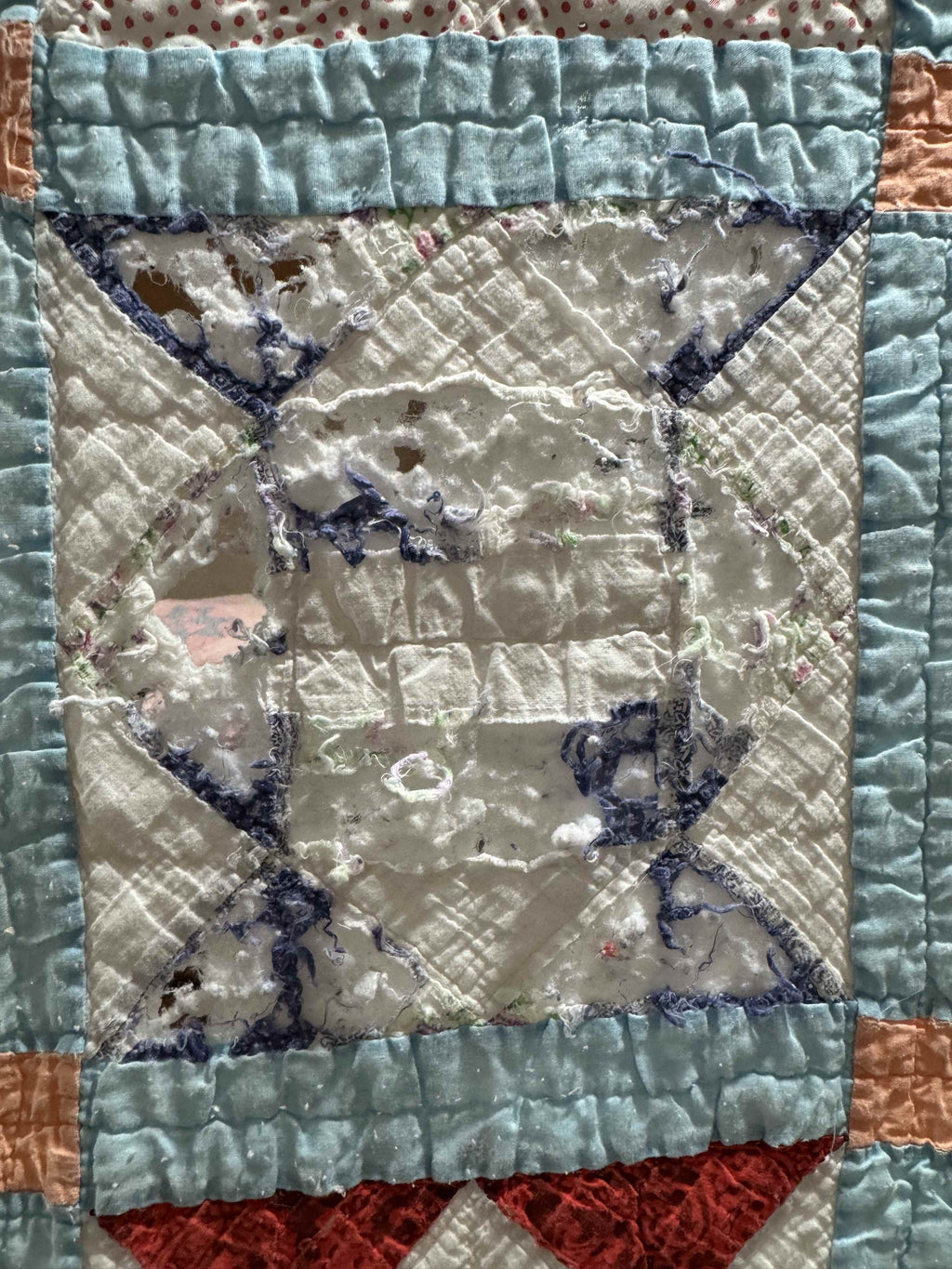 Vintage Quilt Broken Path Variation