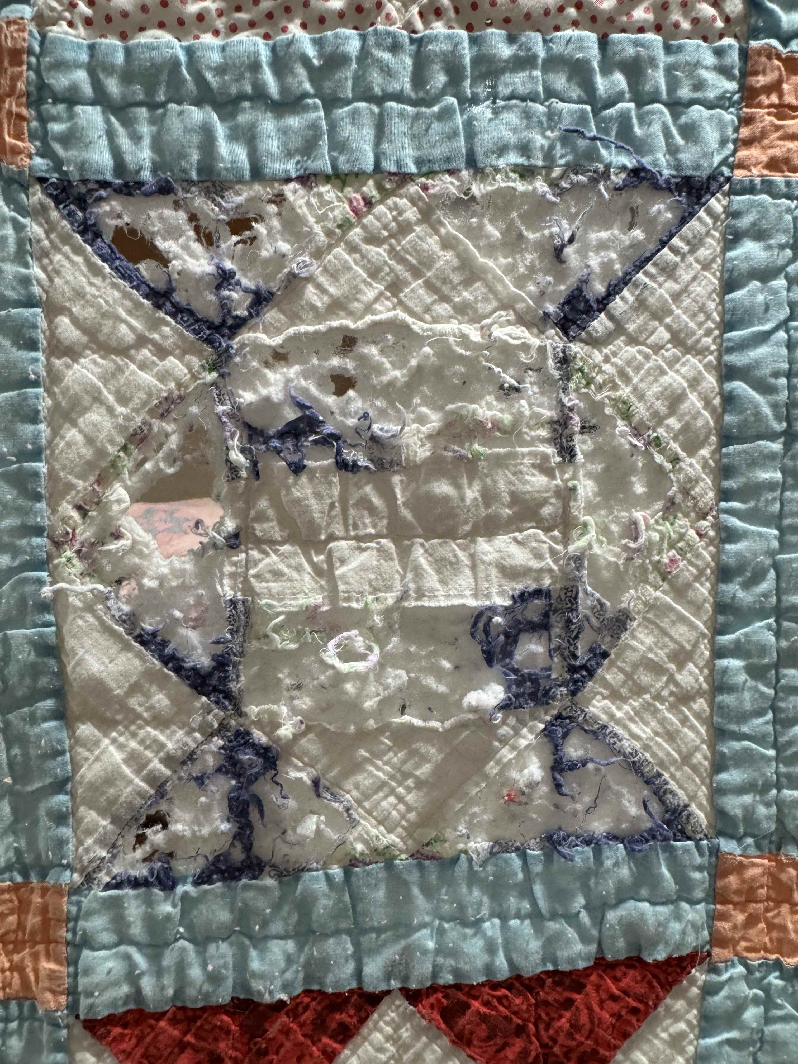 Vintage Quilt Broken Path Variation