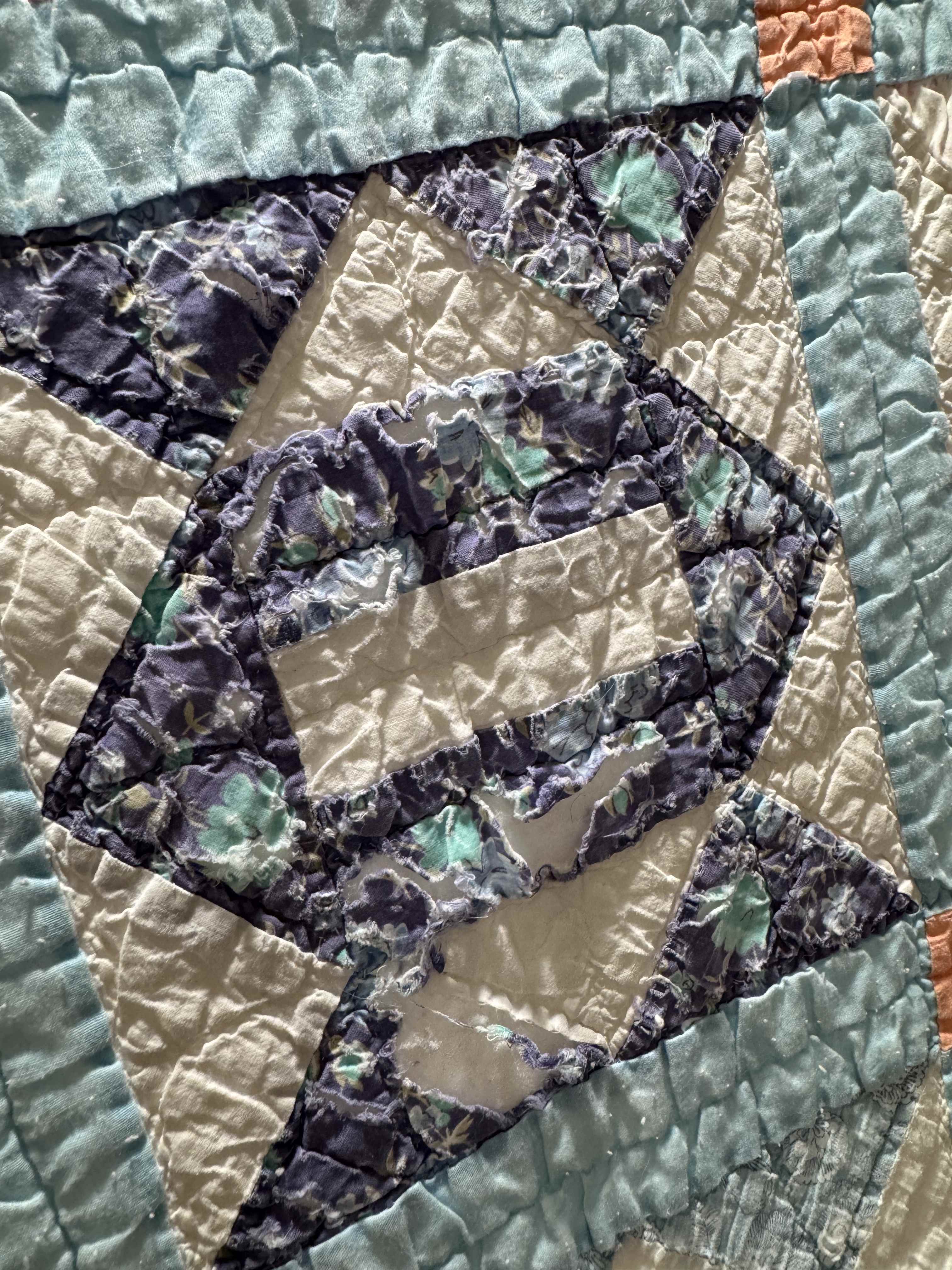 Vintage Quilt Broken Path Variation
