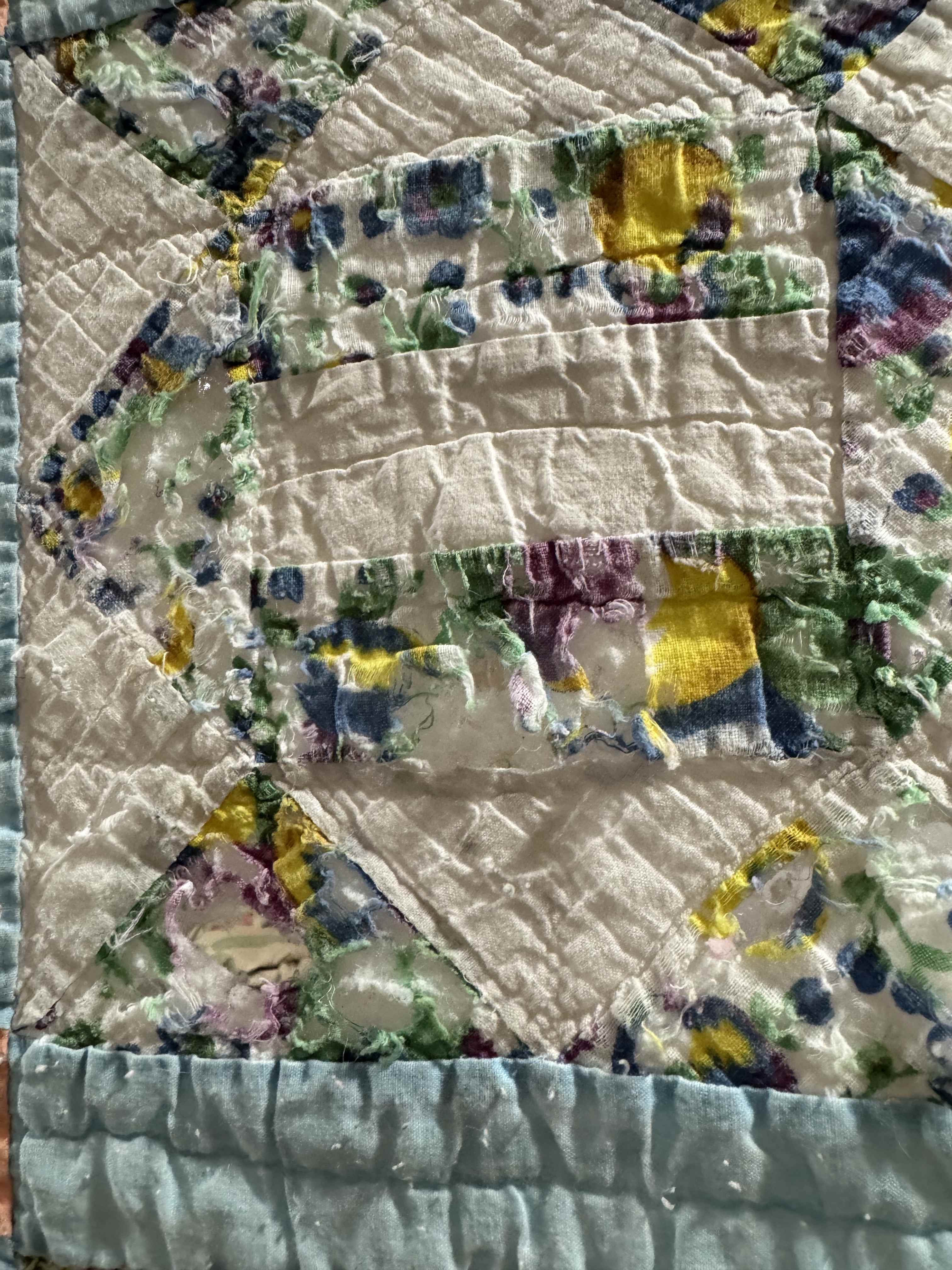 Vintage Quilt Broken Path Variation