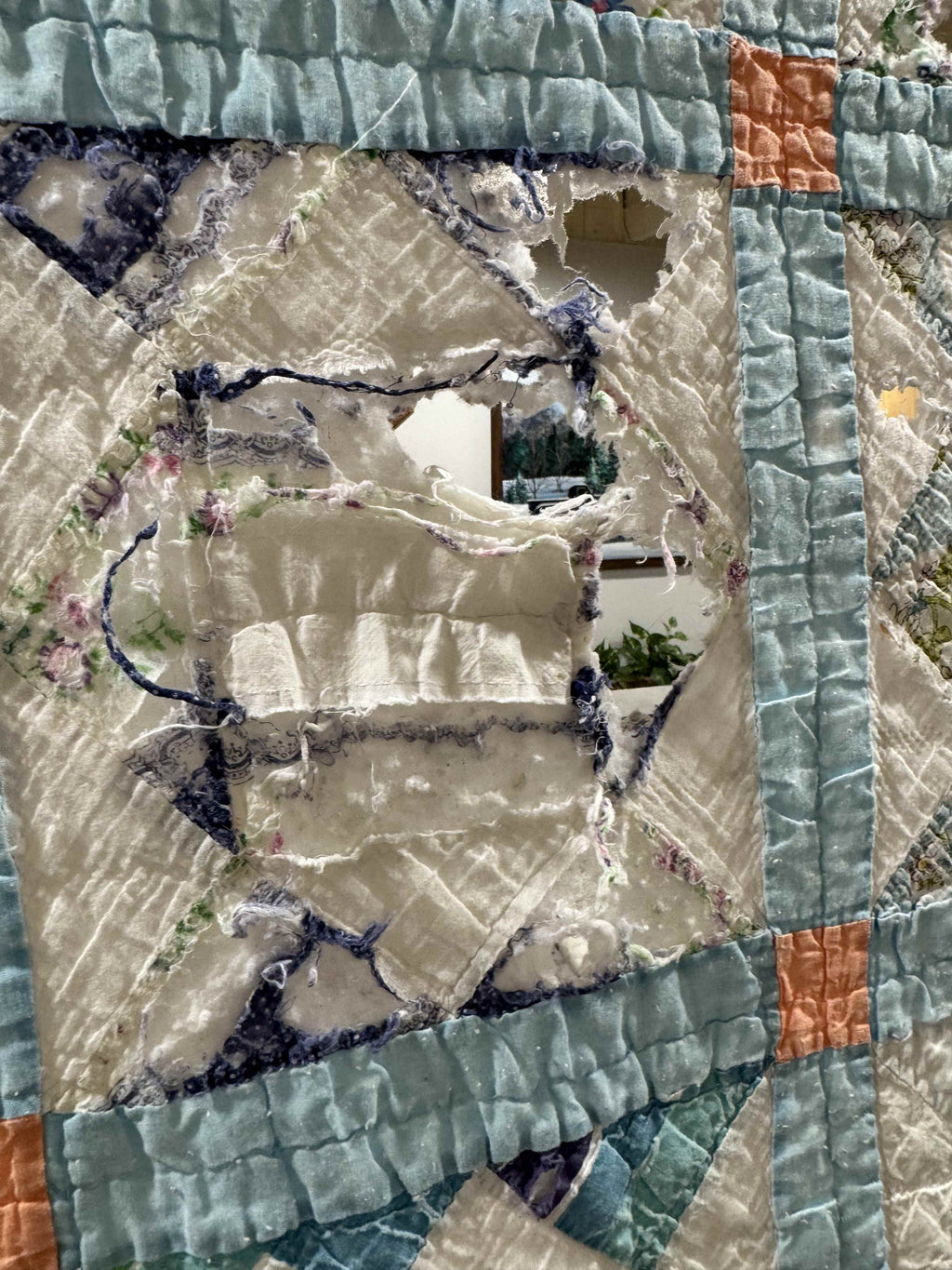 Vintage Quilt Broken Path Variation