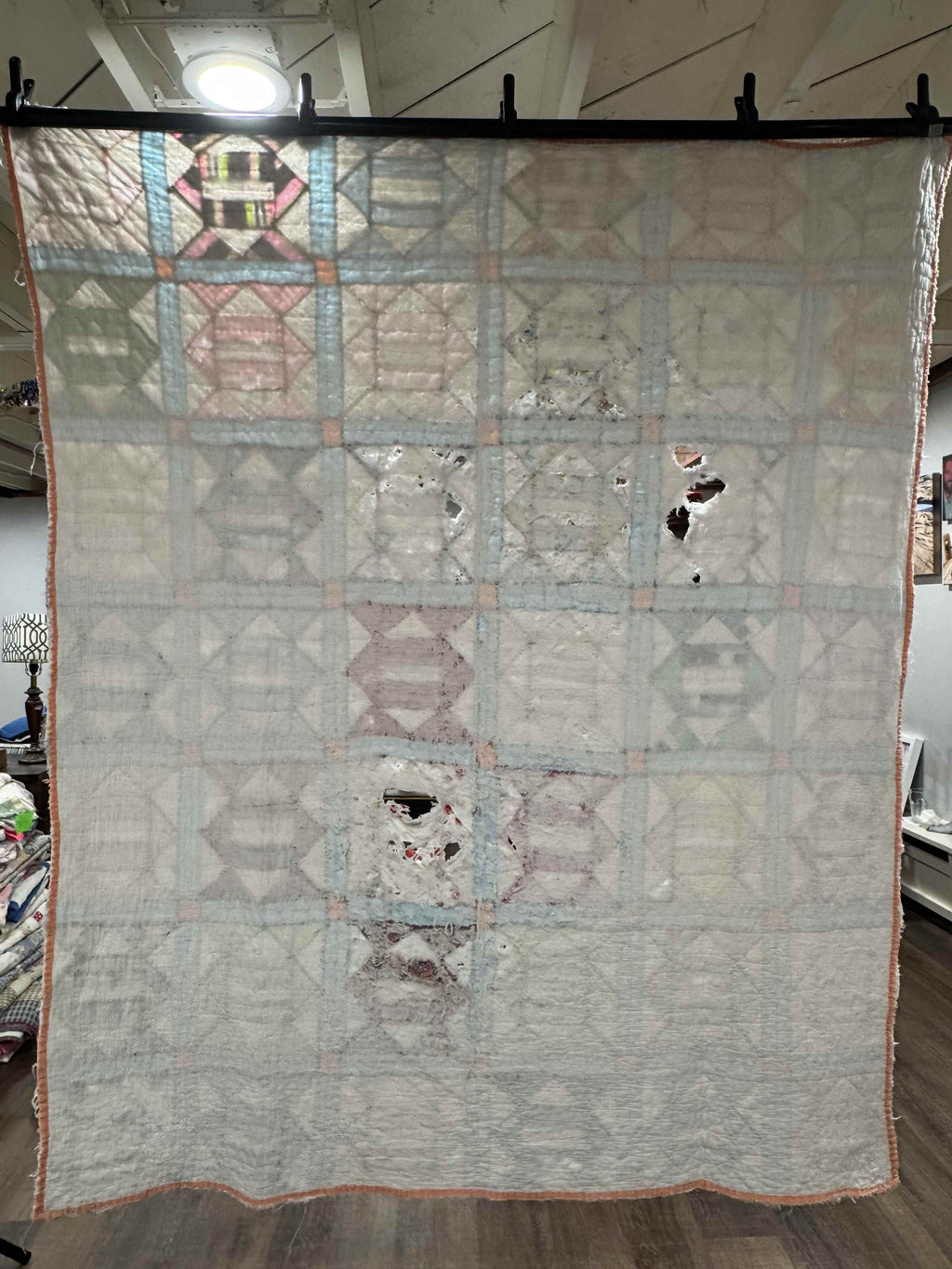 Vintage Quilt Broken Path Variation