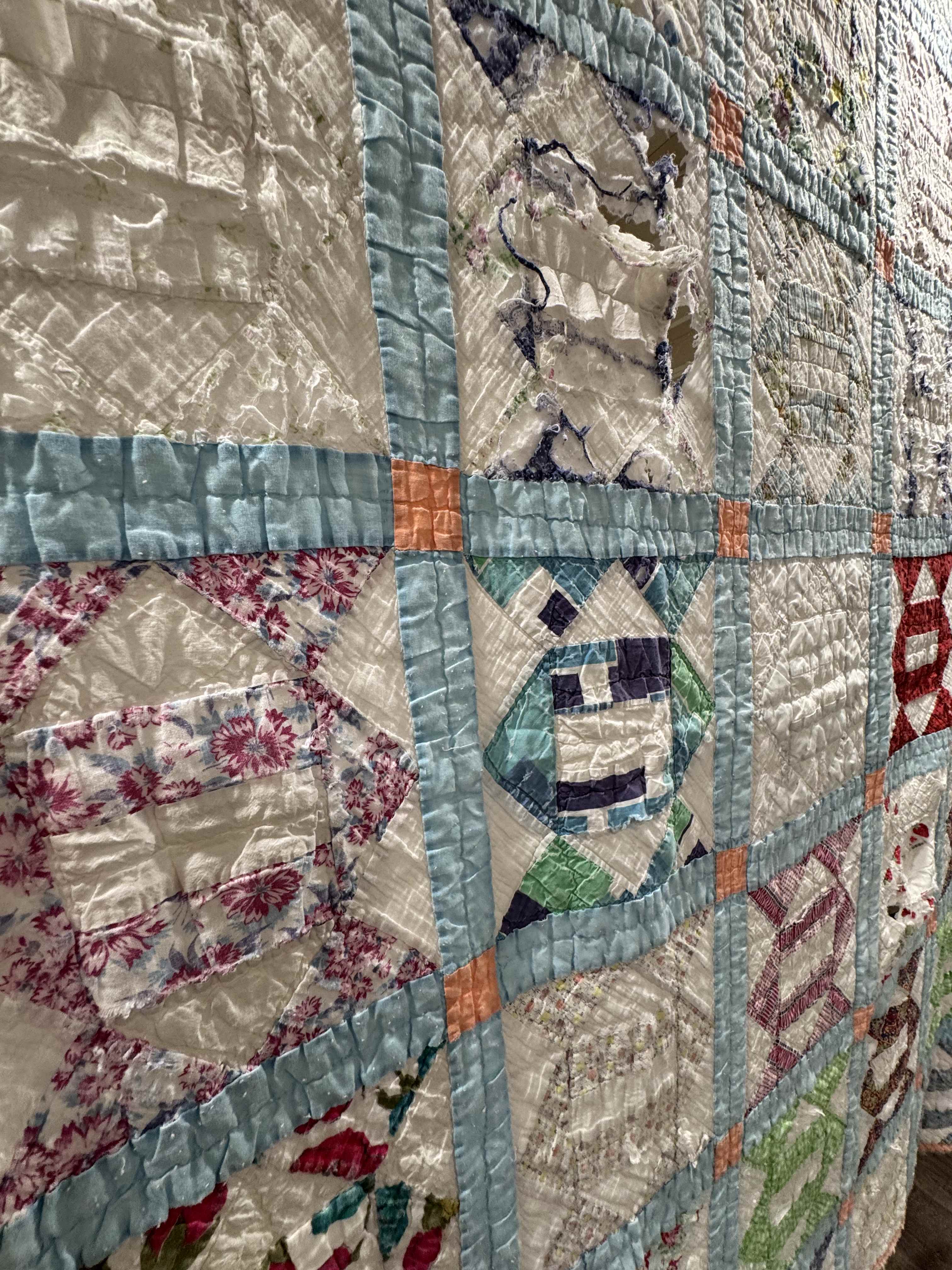 Vintage Quilt Broken Path Variation