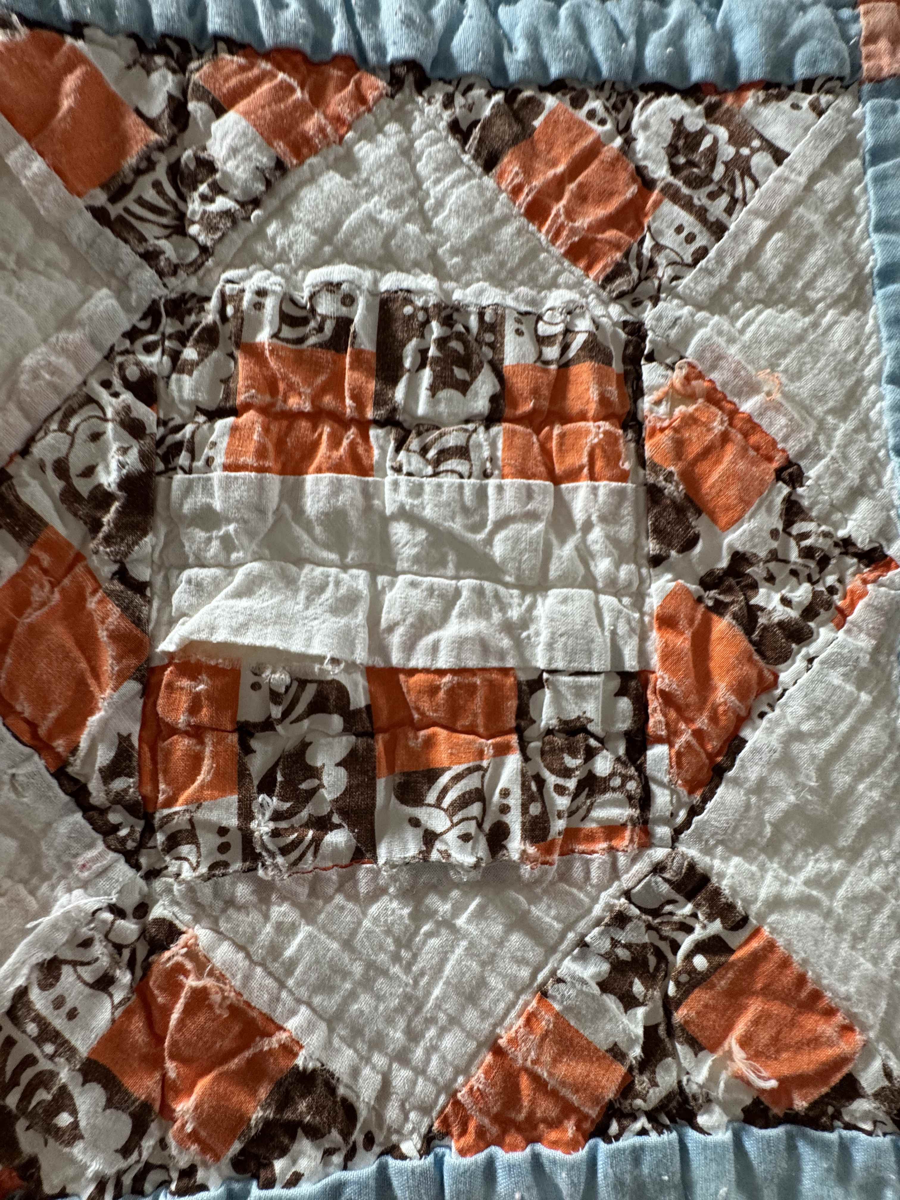 Vintage Quilt Broken Path Variation