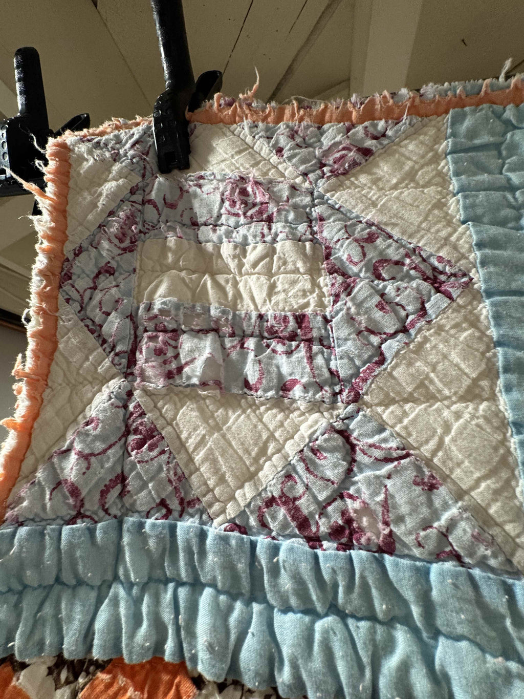Vintage Quilt Broken Path Variation