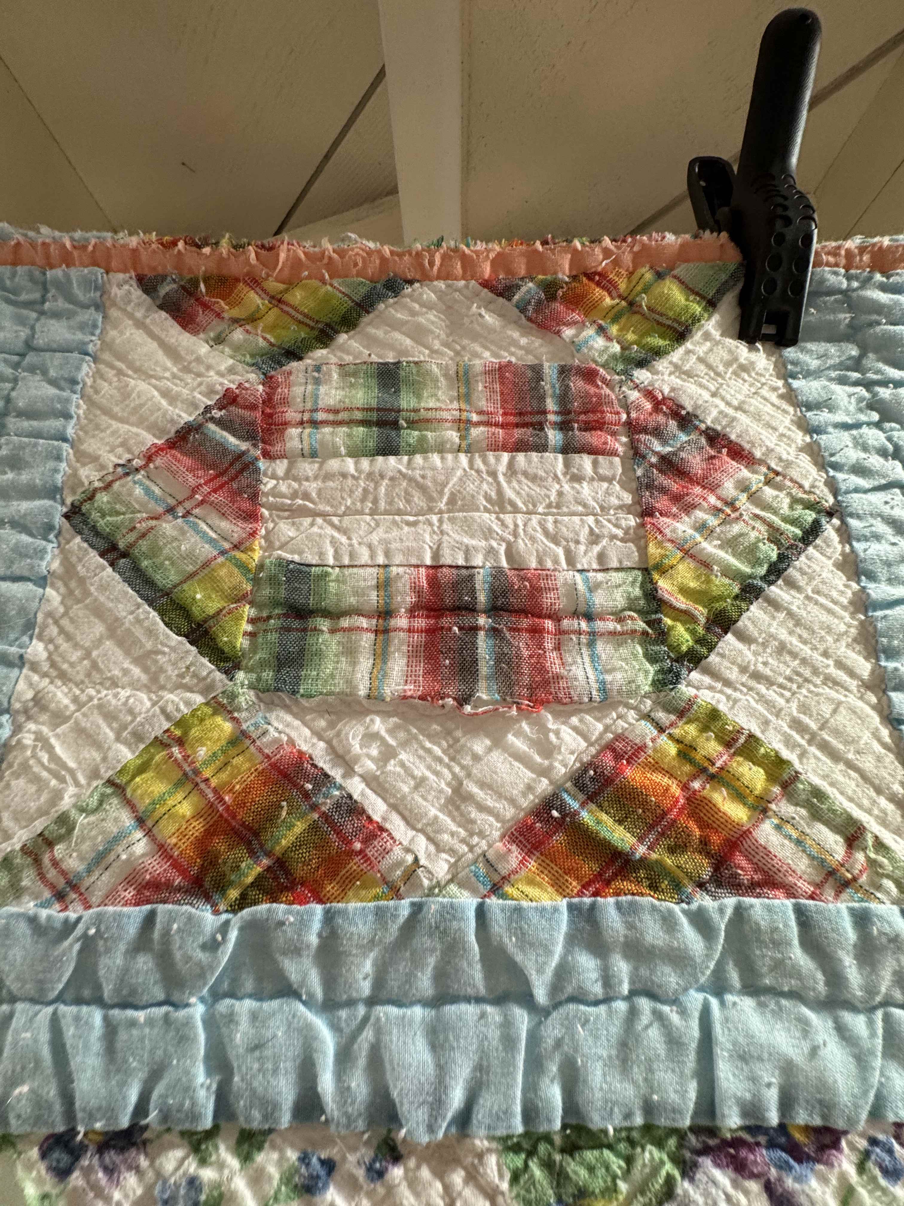 Vintage Quilt Broken Path Variation