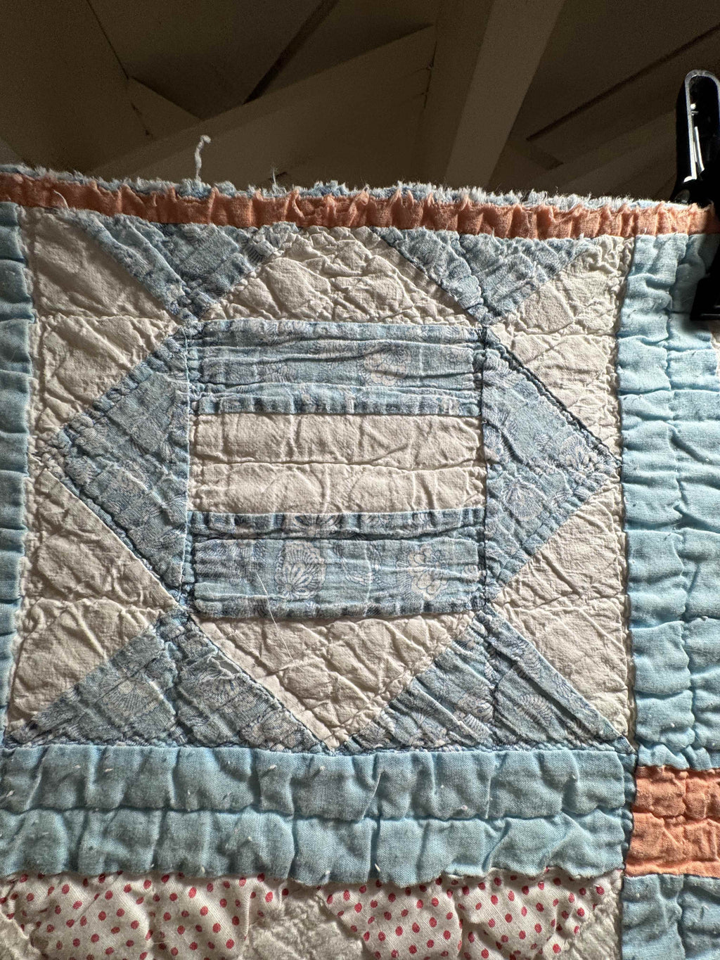 Vintage Quilt Broken Path Variation