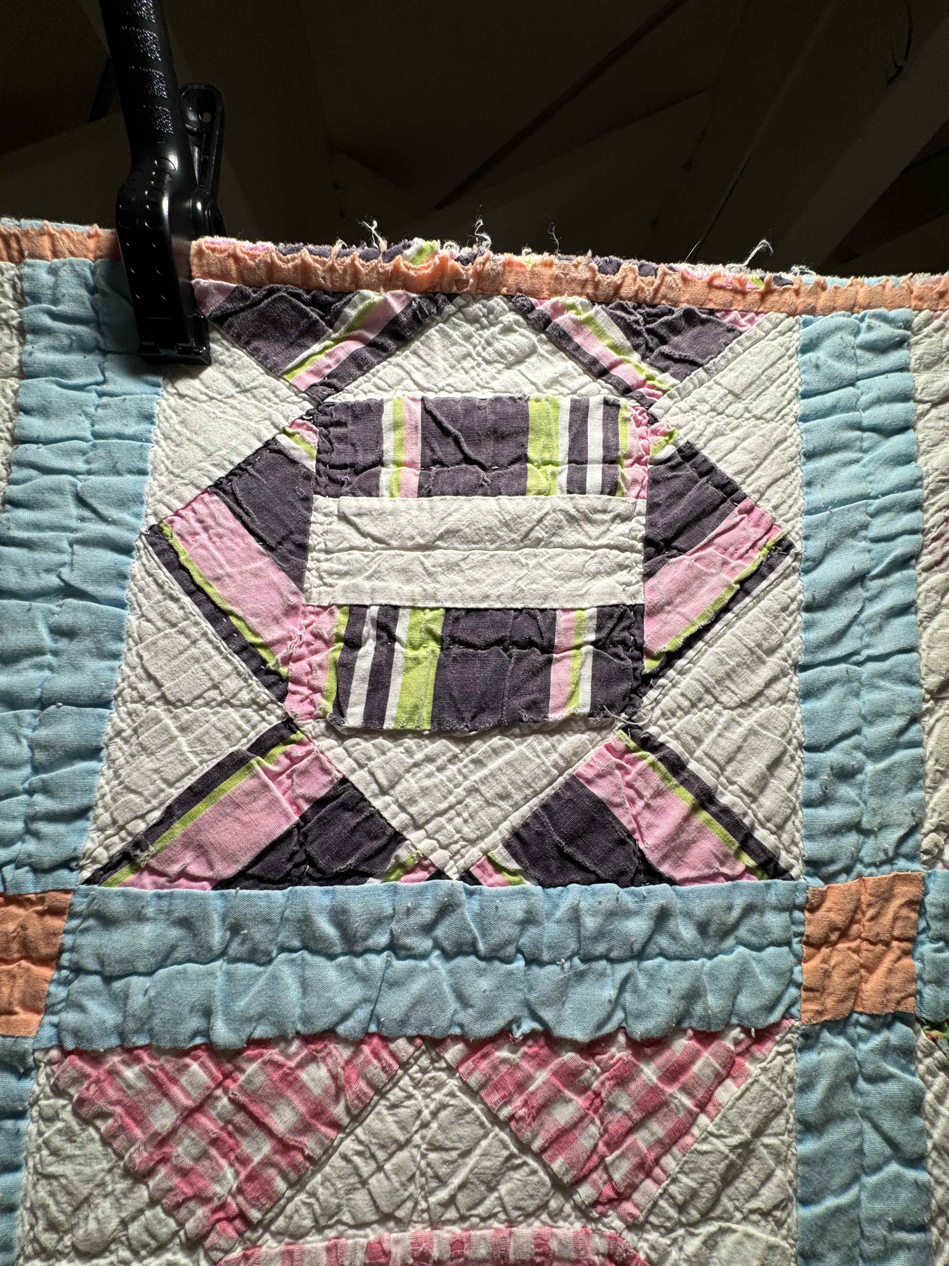 Vintage Quilt Broken Path Variation
