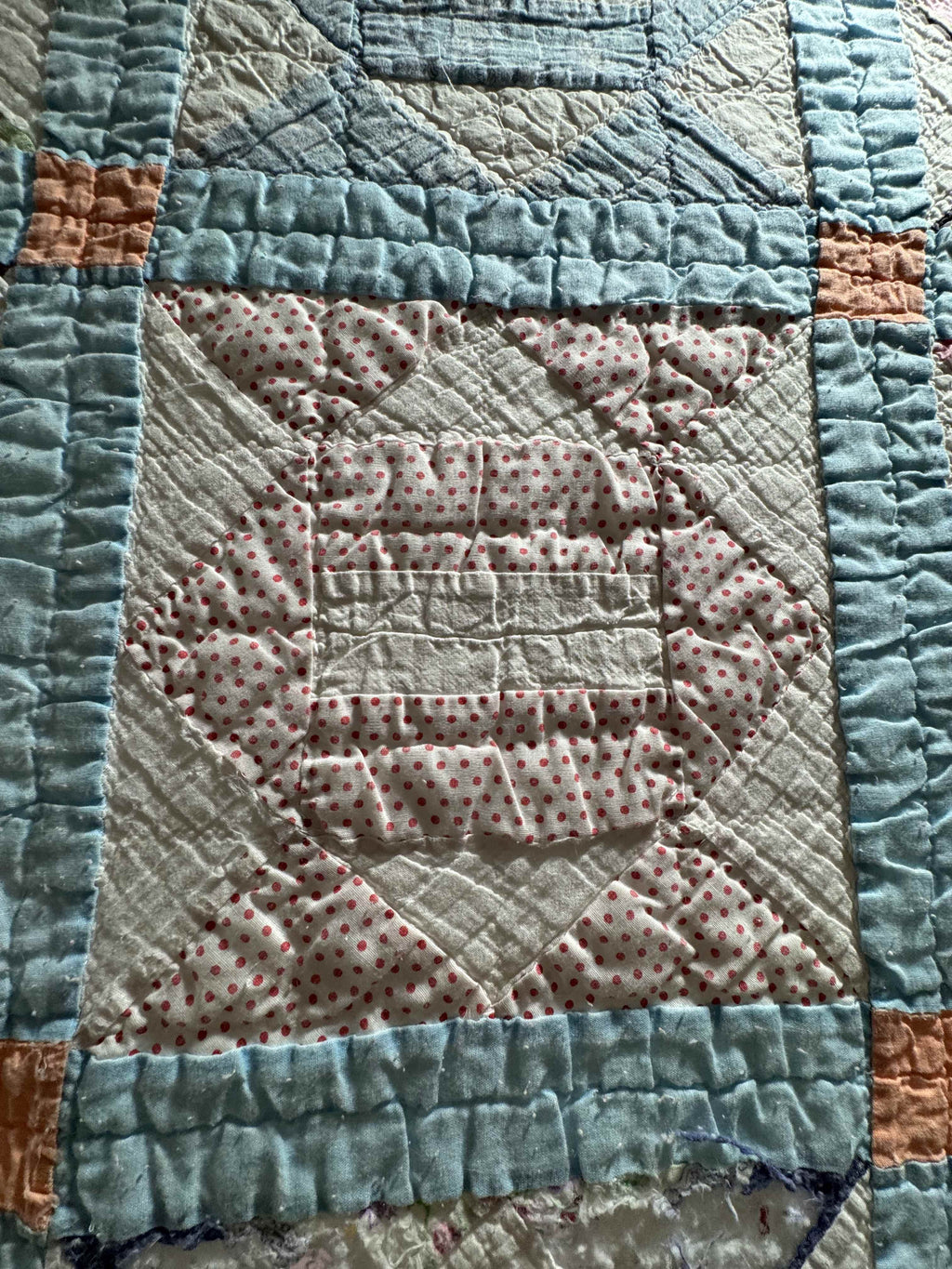 Vintage Quilt Broken Path Variation