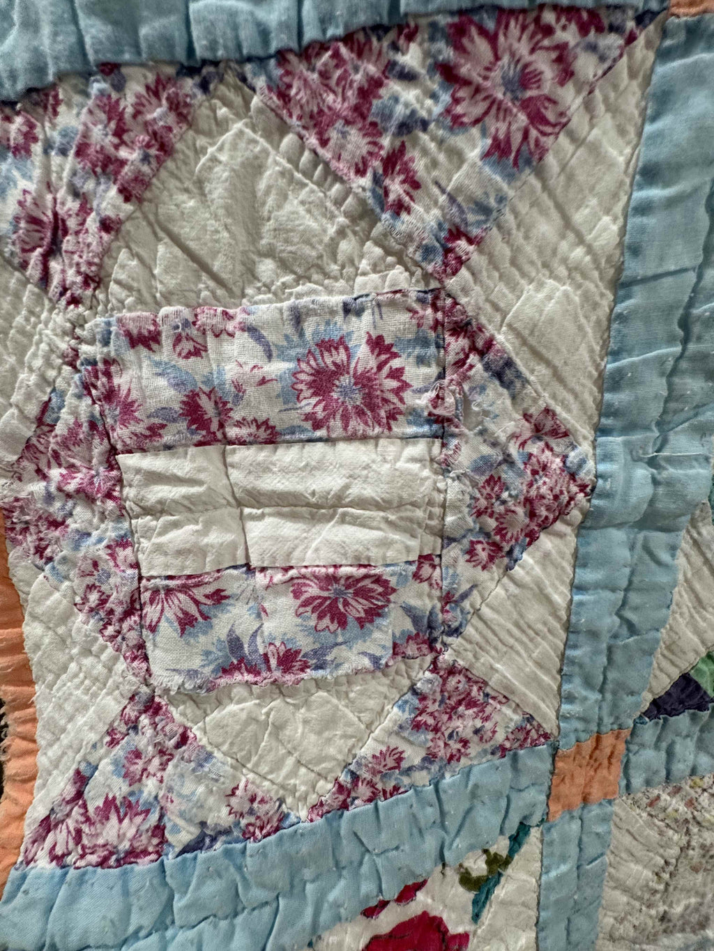 Vintage Quilt Broken Path Variation