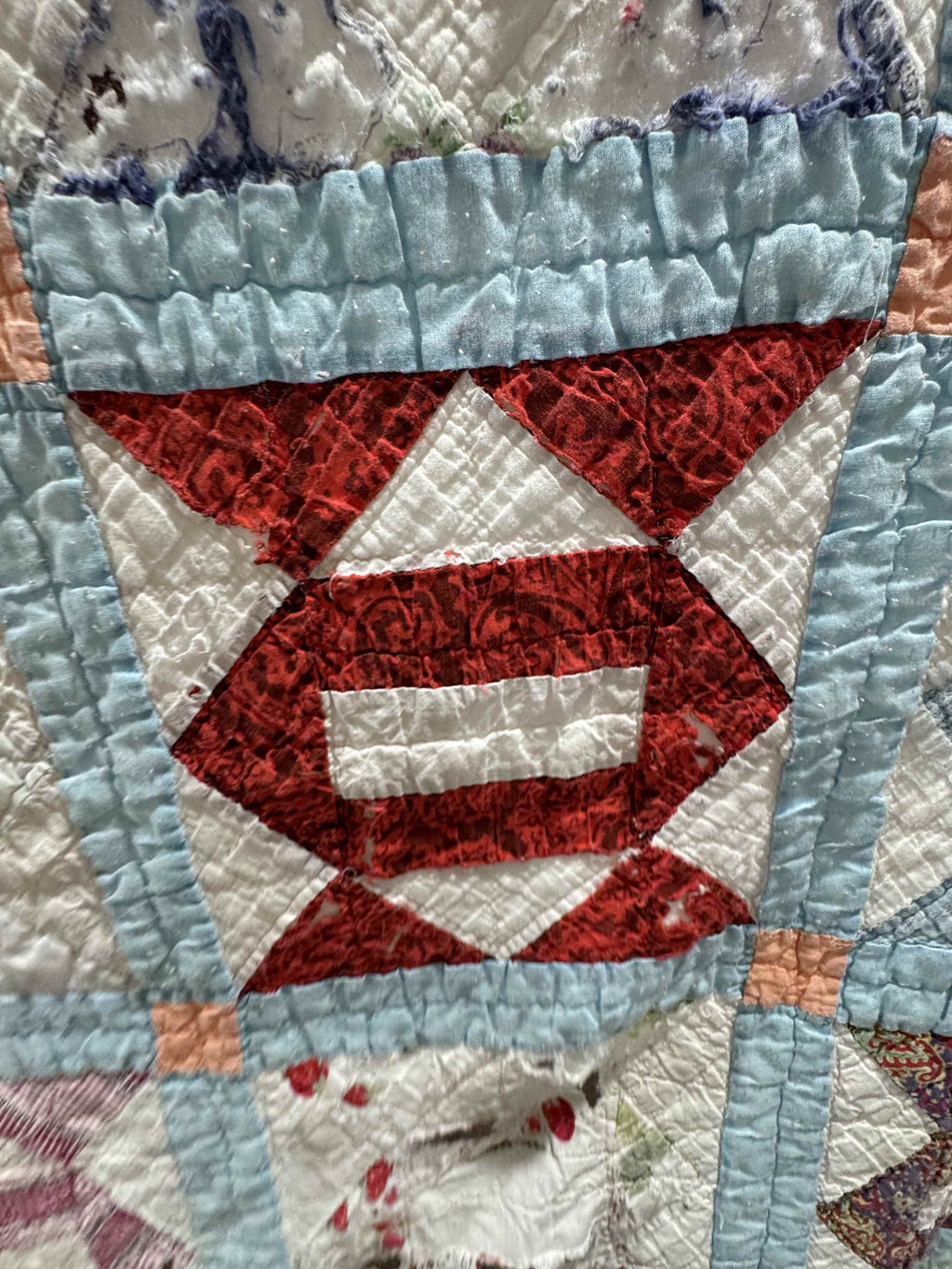 Vintage Quilt Broken Path Variation