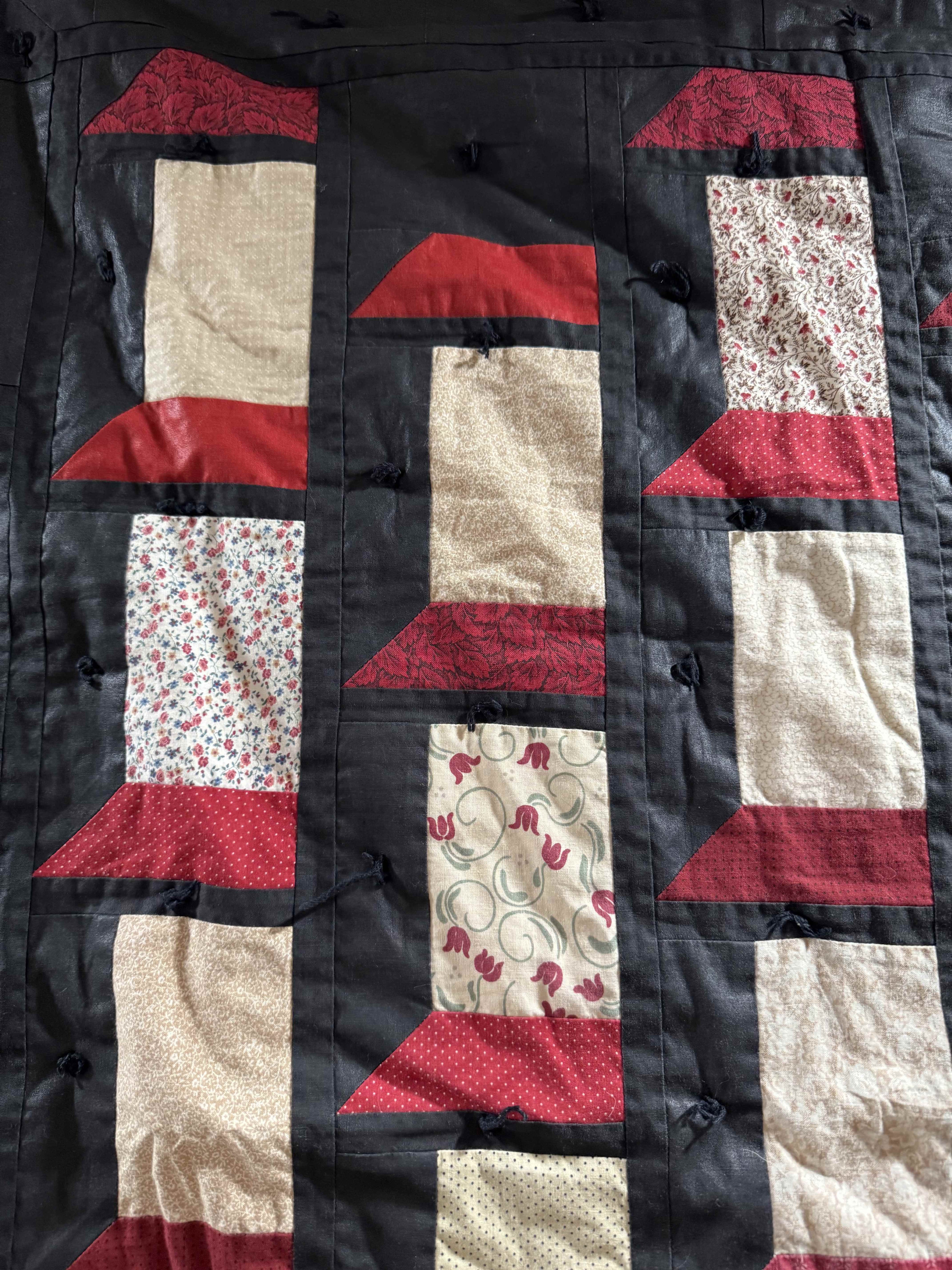 Vintage Quilt Attic Windows