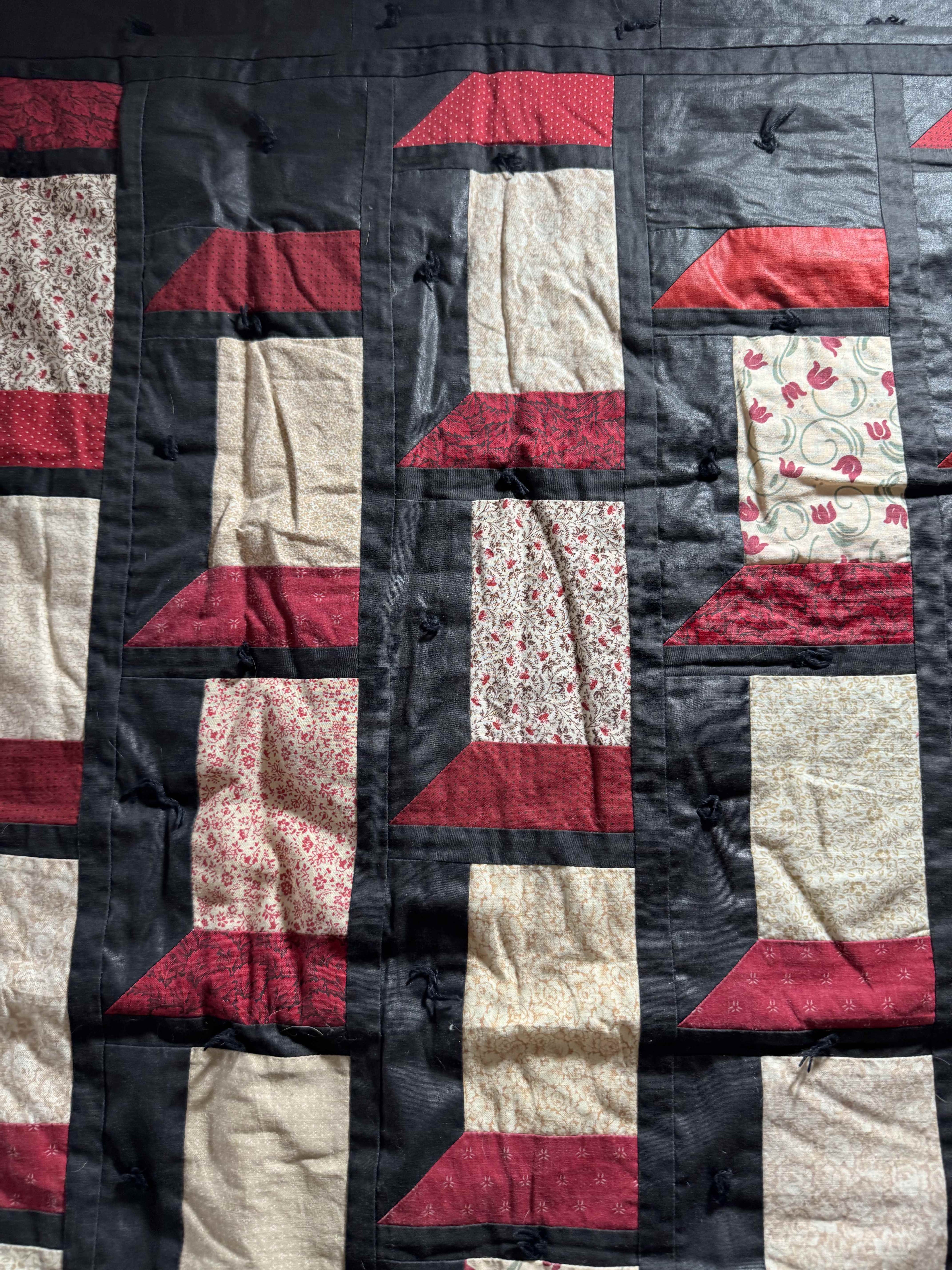Vintage Quilt Attic Windows
