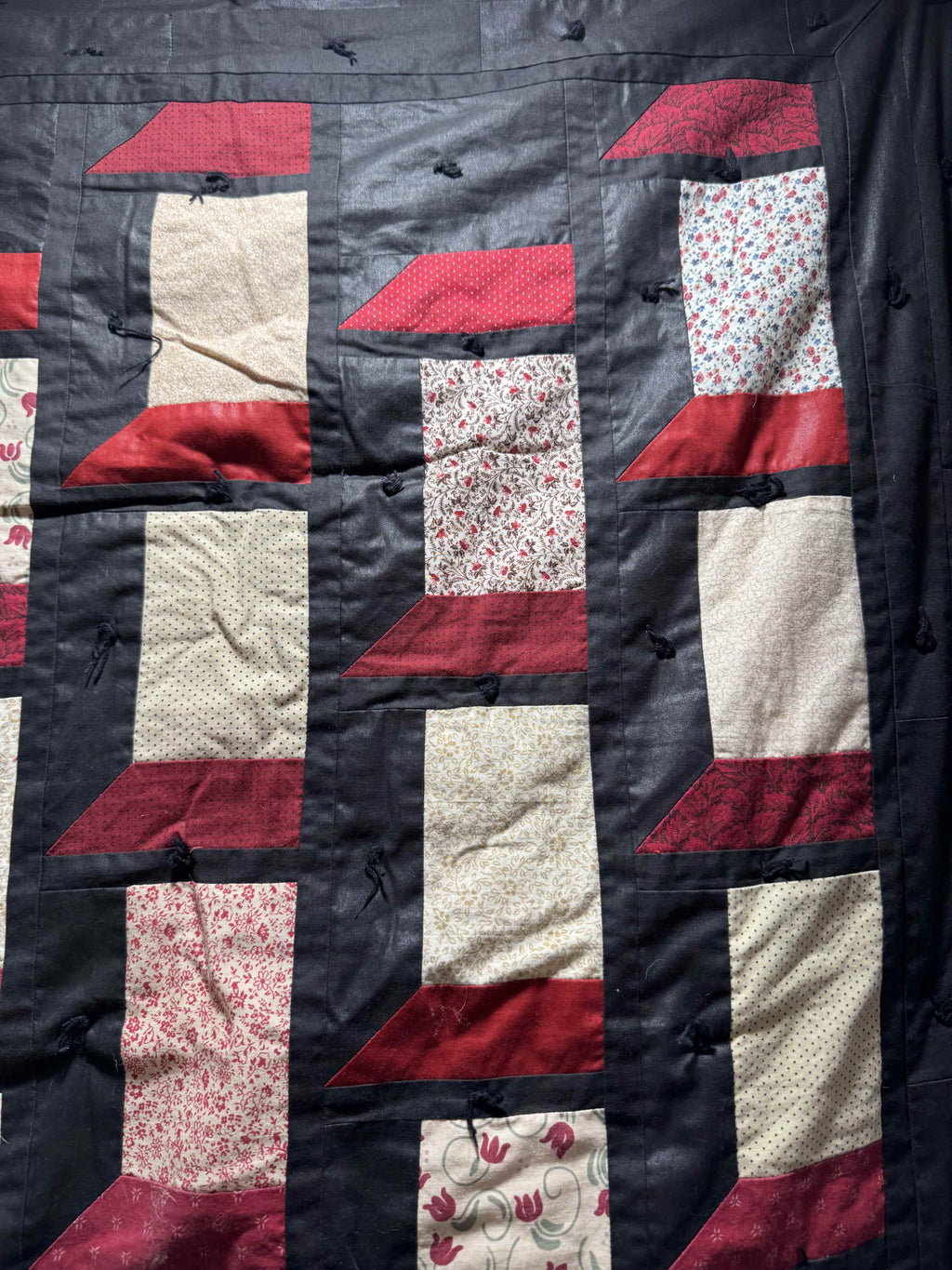 Vintage Quilt Attic Windows