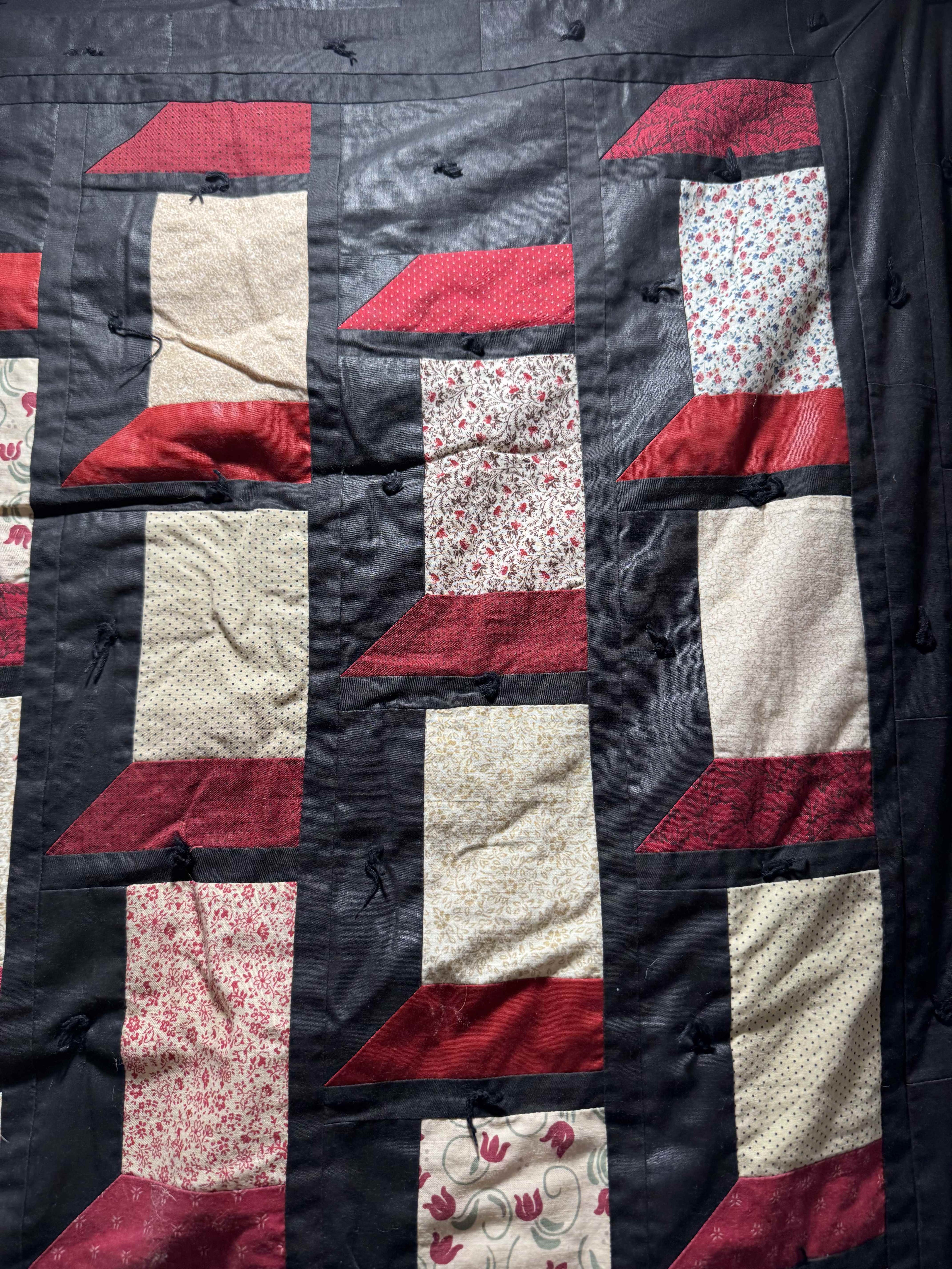 Vintage Quilt Attic Windows