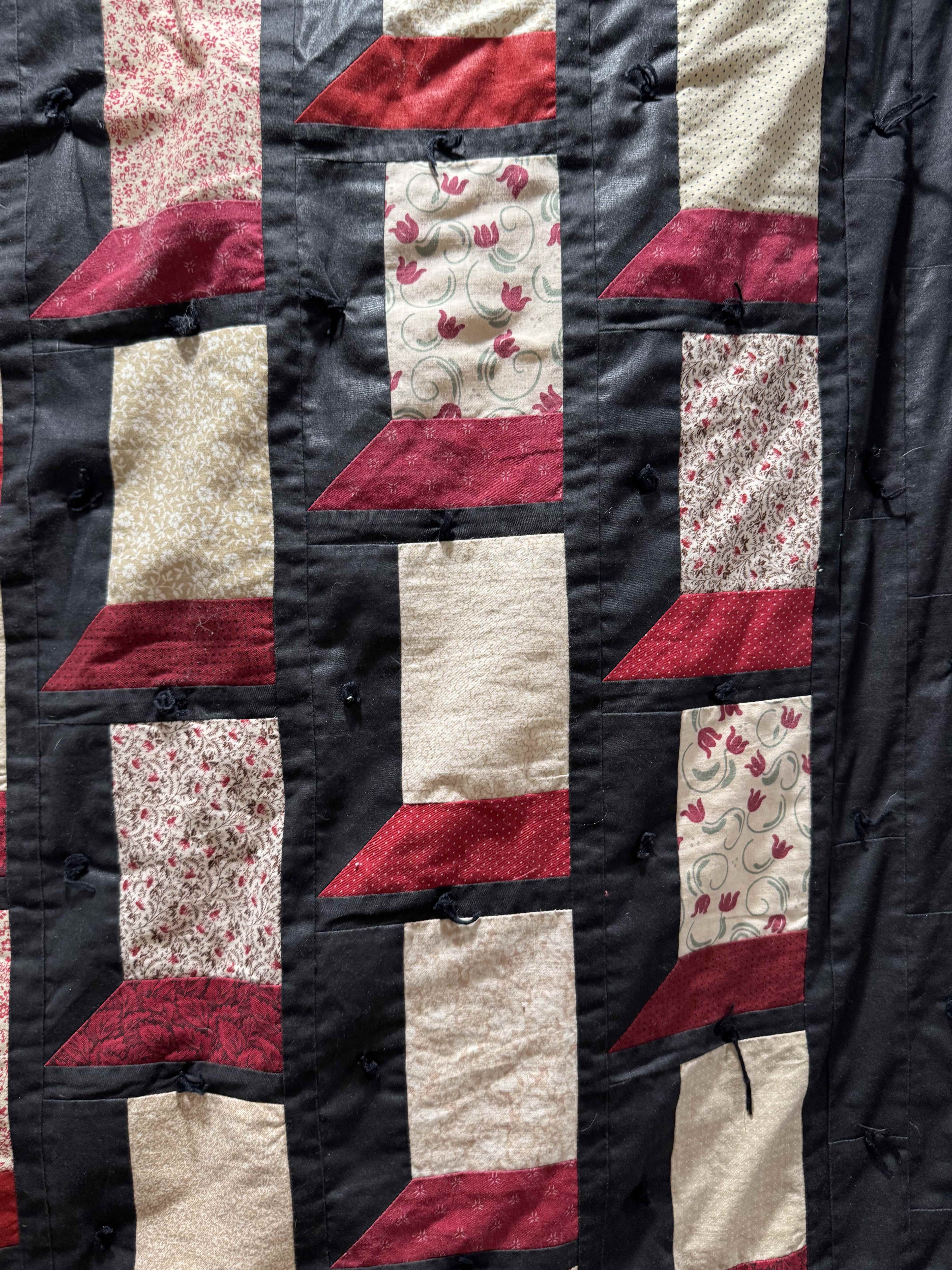 Vintage Quilt Attic Windows