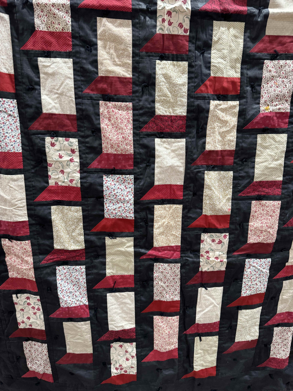 Vintage Quilt Attic Windows