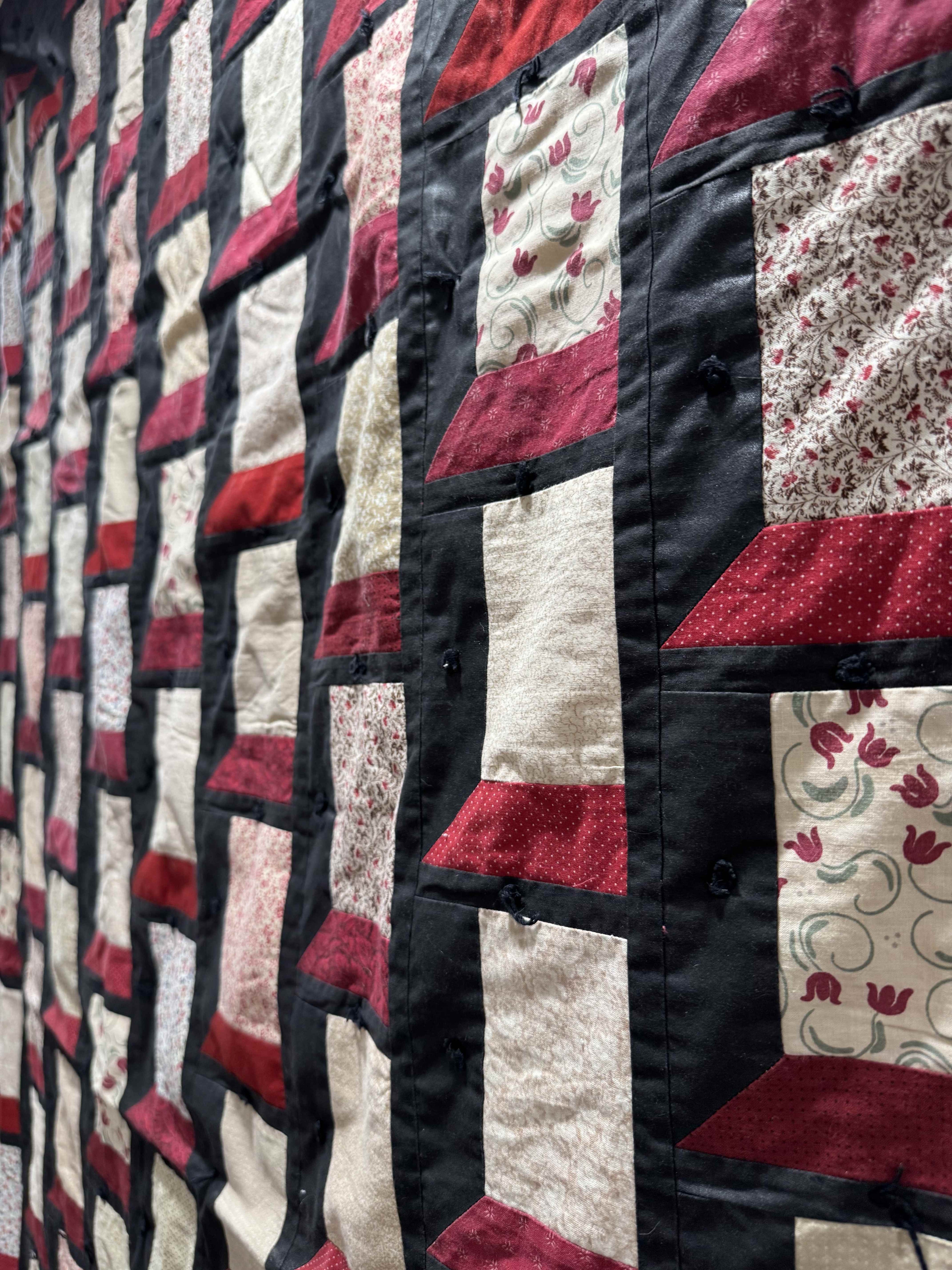 Vintage Quilt Attic Windows