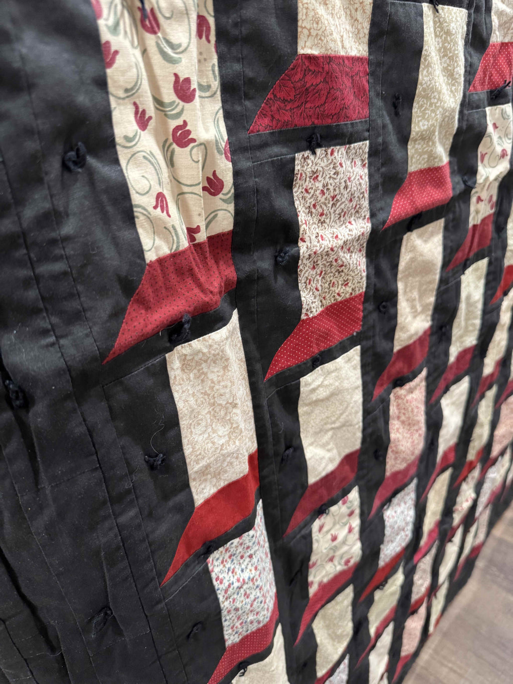 Vintage Quilt Attic Windows