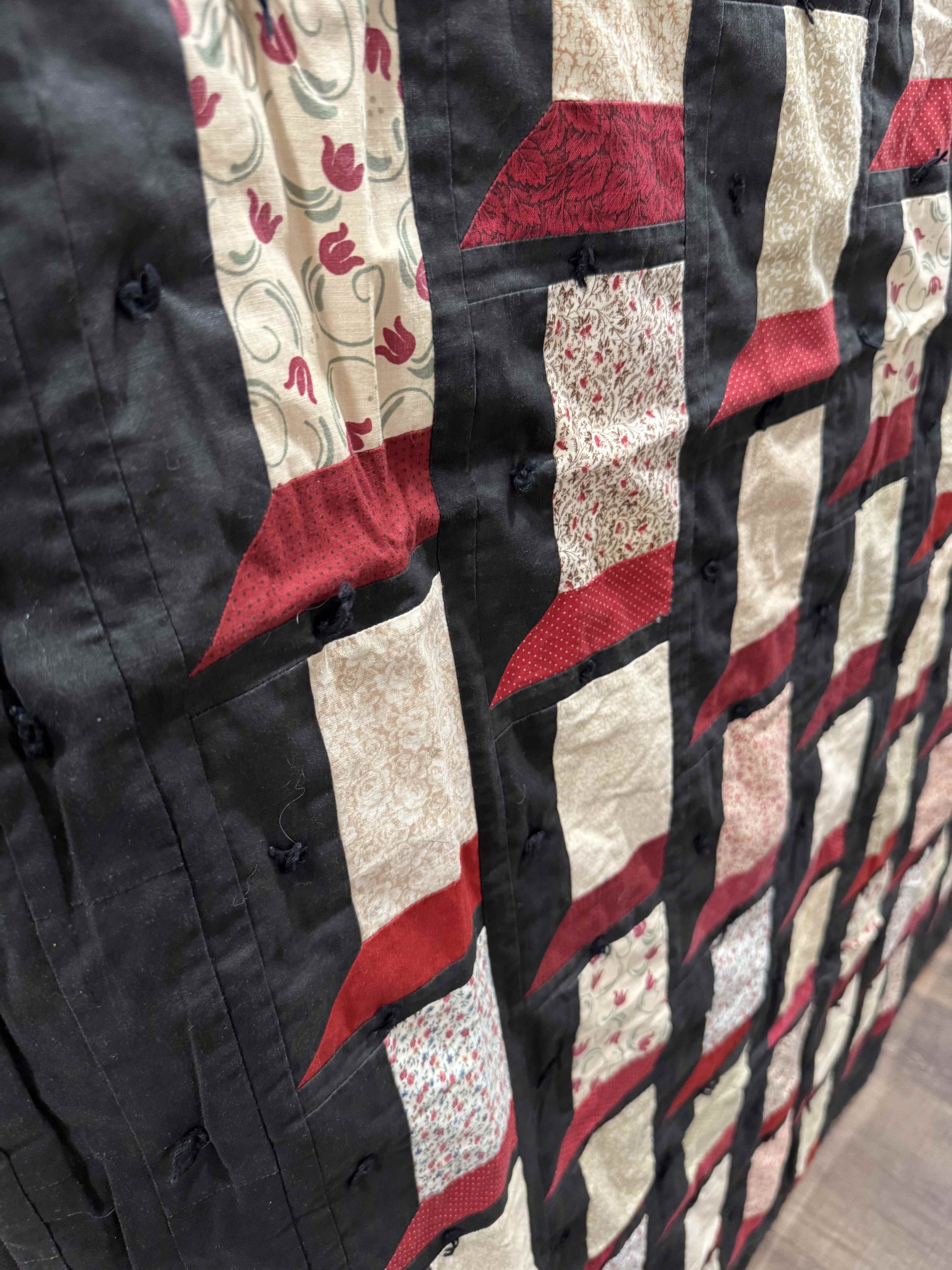 Vintage Quilt Attic Windows
