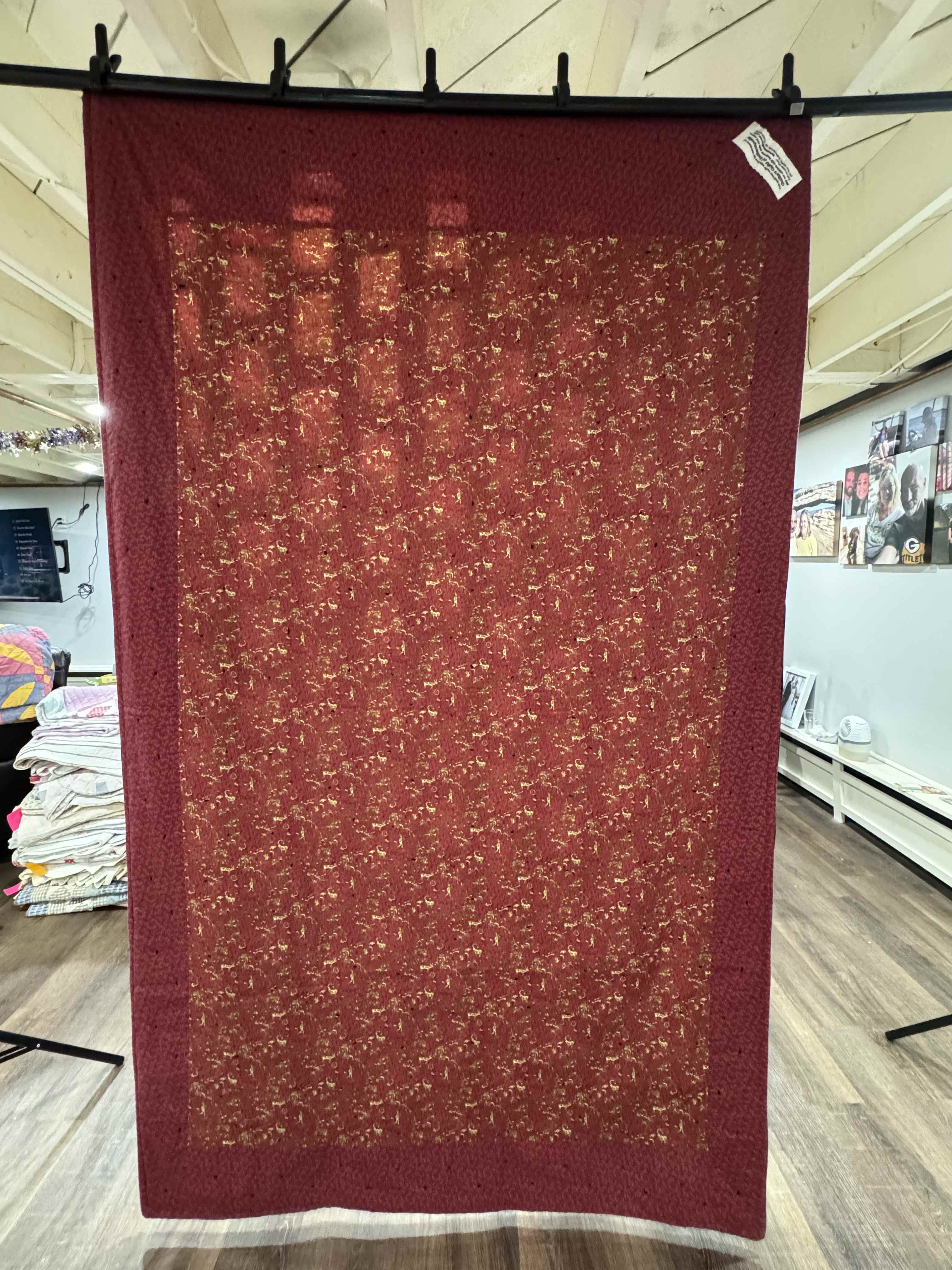 Vintage Quilt Attic Windows