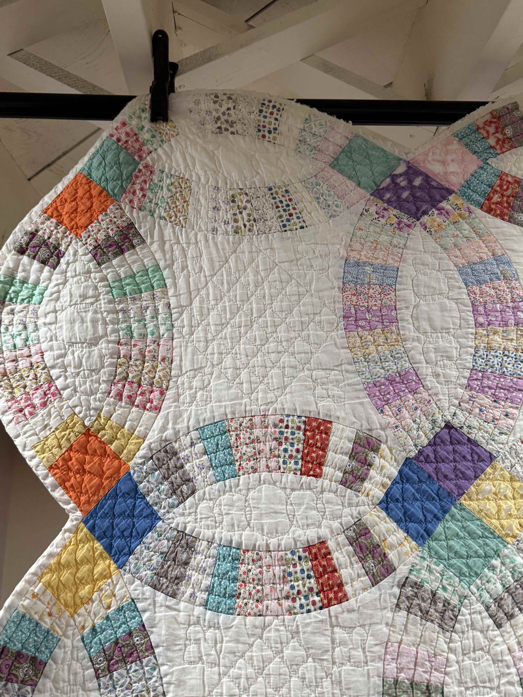 Vintage Quilt Double Wedding Ring