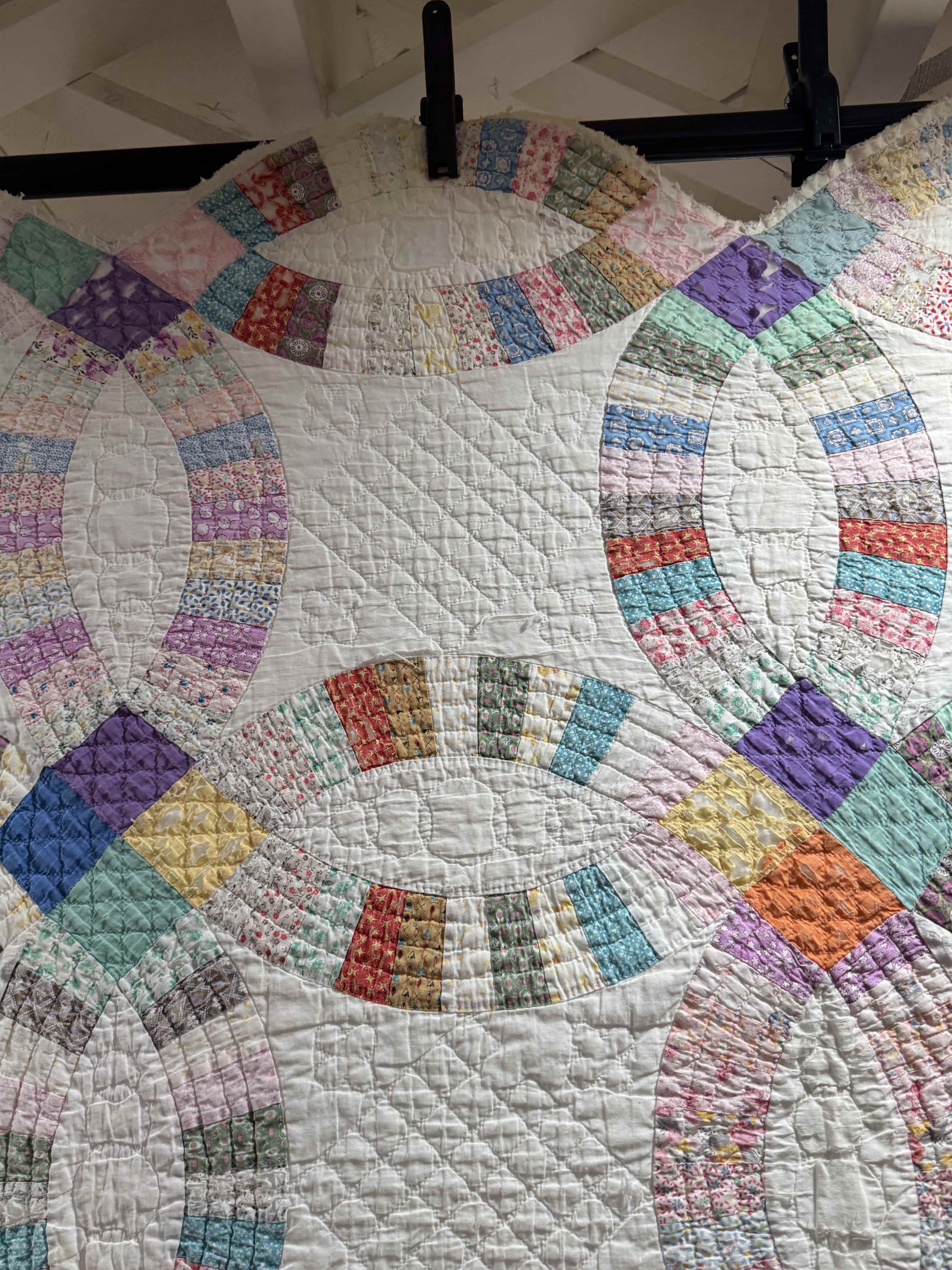 Vintage Quilt Double Wedding Ring