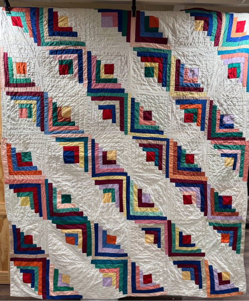 Log Cabin Bold and Beautiful **SOLD**