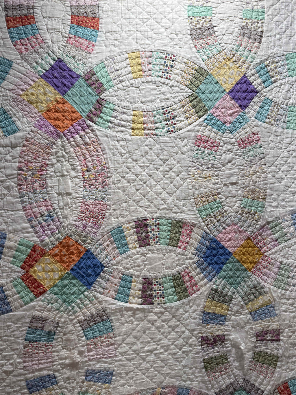 Vintage Quilt Double Wedding Ring