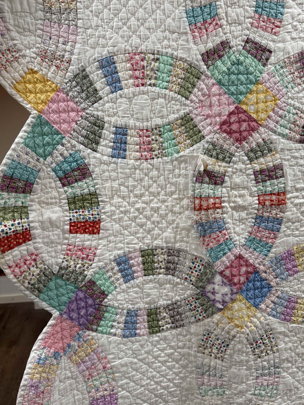 Vintage Quilt Double Wedding Ring