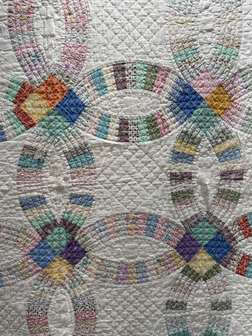 Vintage Quilt Double Wedding Ring
