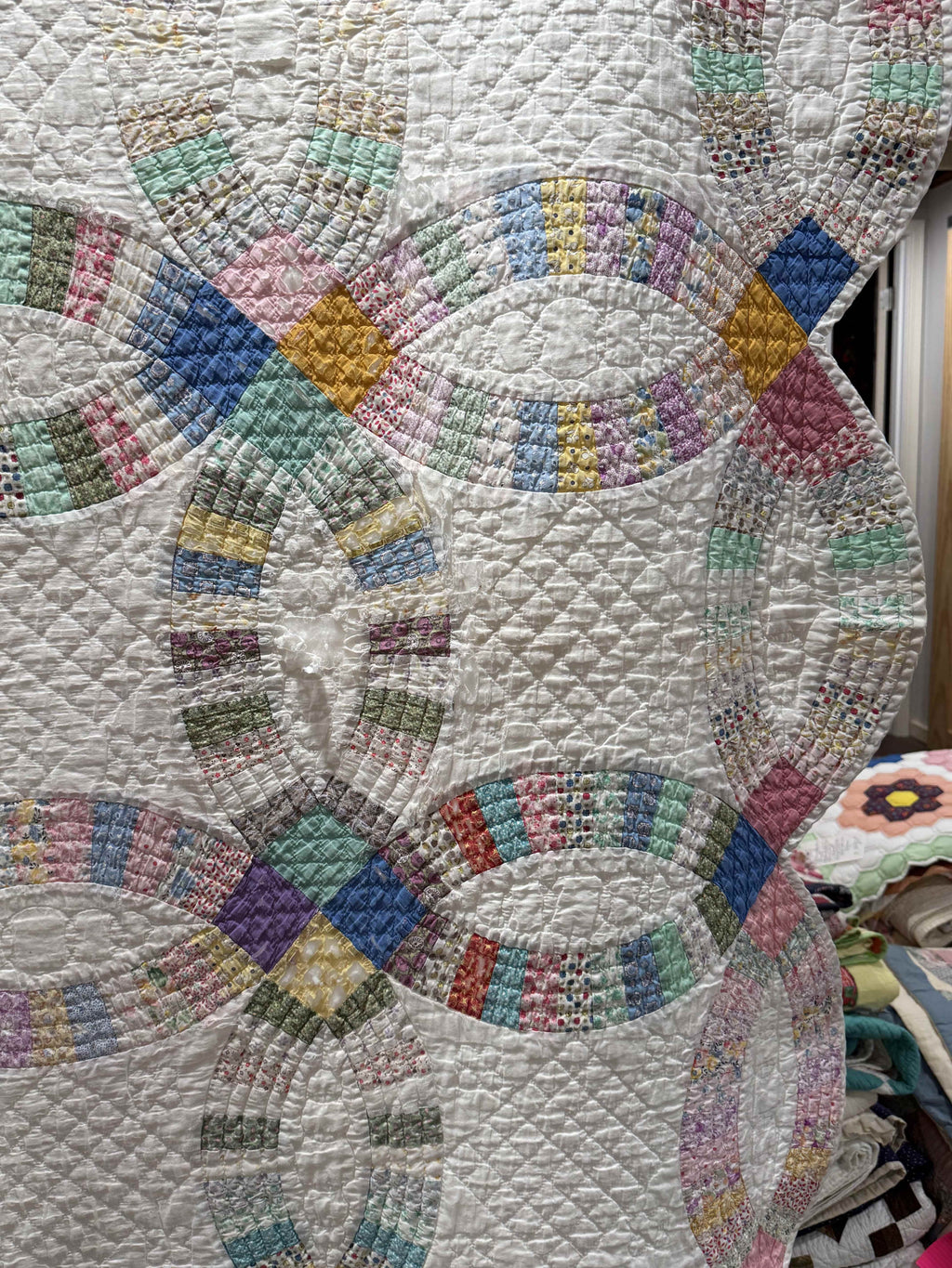Vintage Quilt Double Wedding Ring
