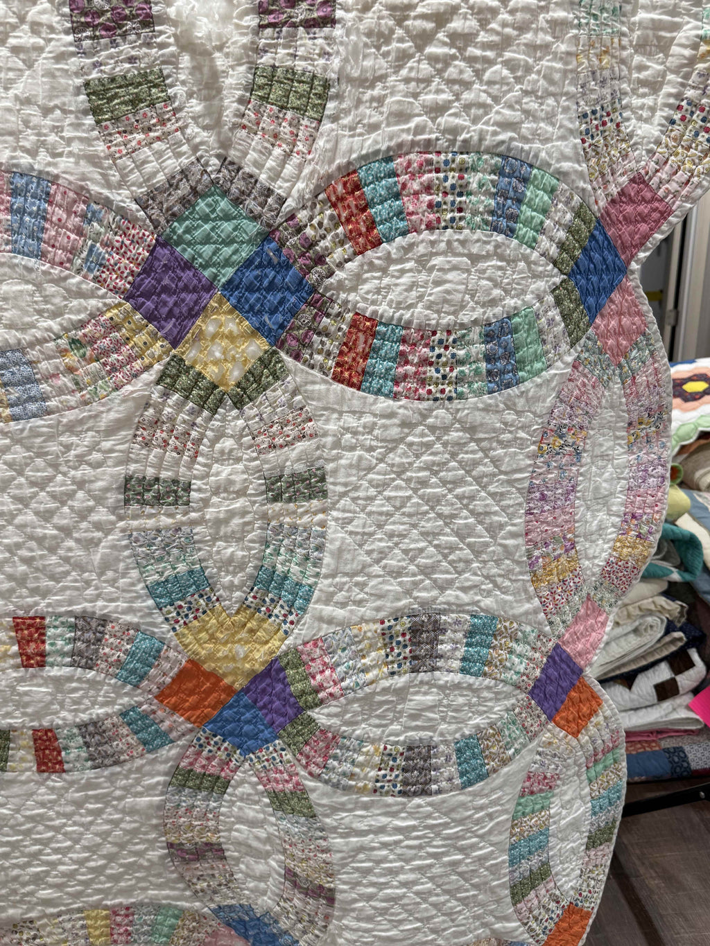 Vintage Quilt Double Wedding Ring