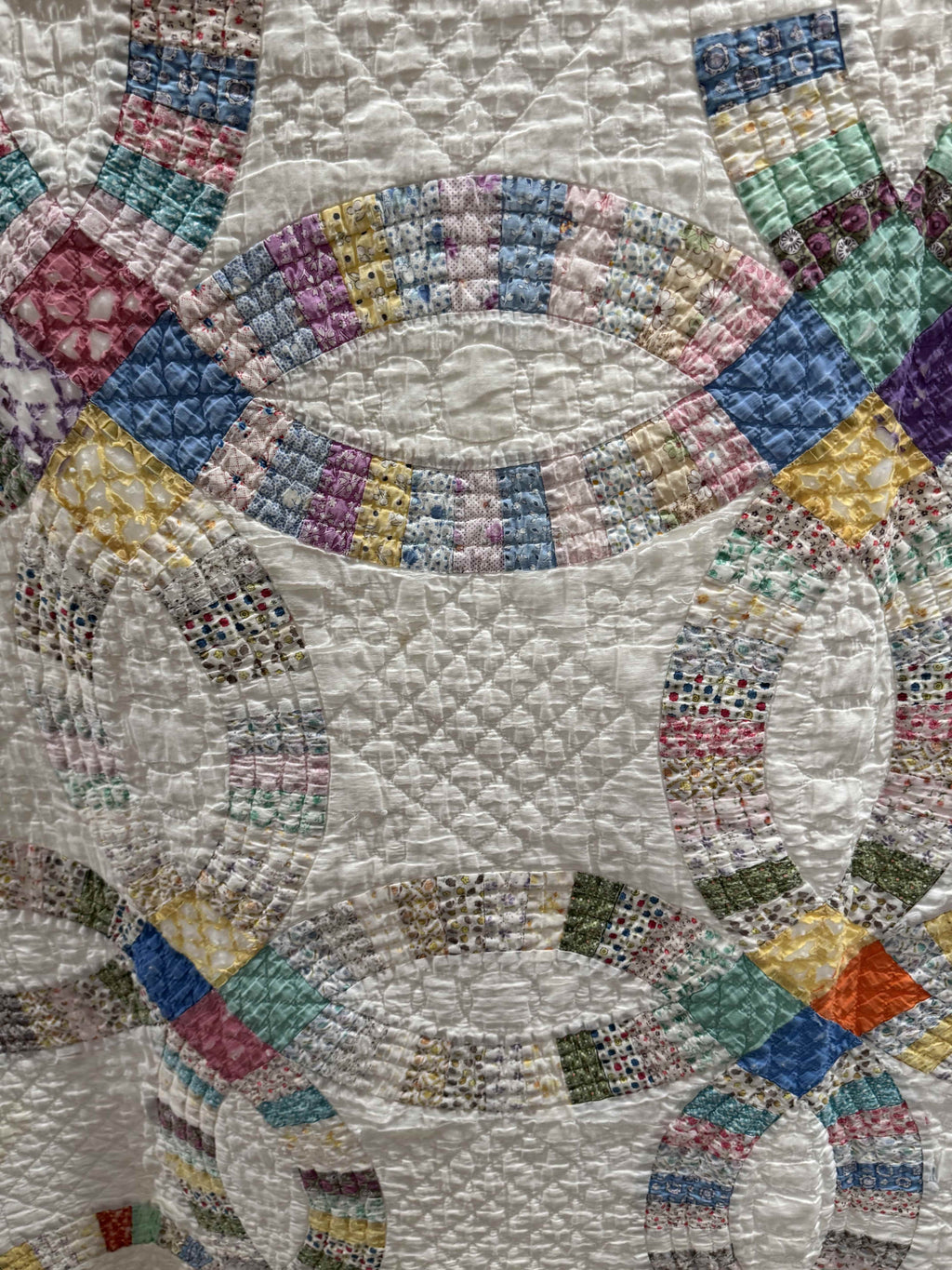 Vintage Quilt Double Wedding Ring