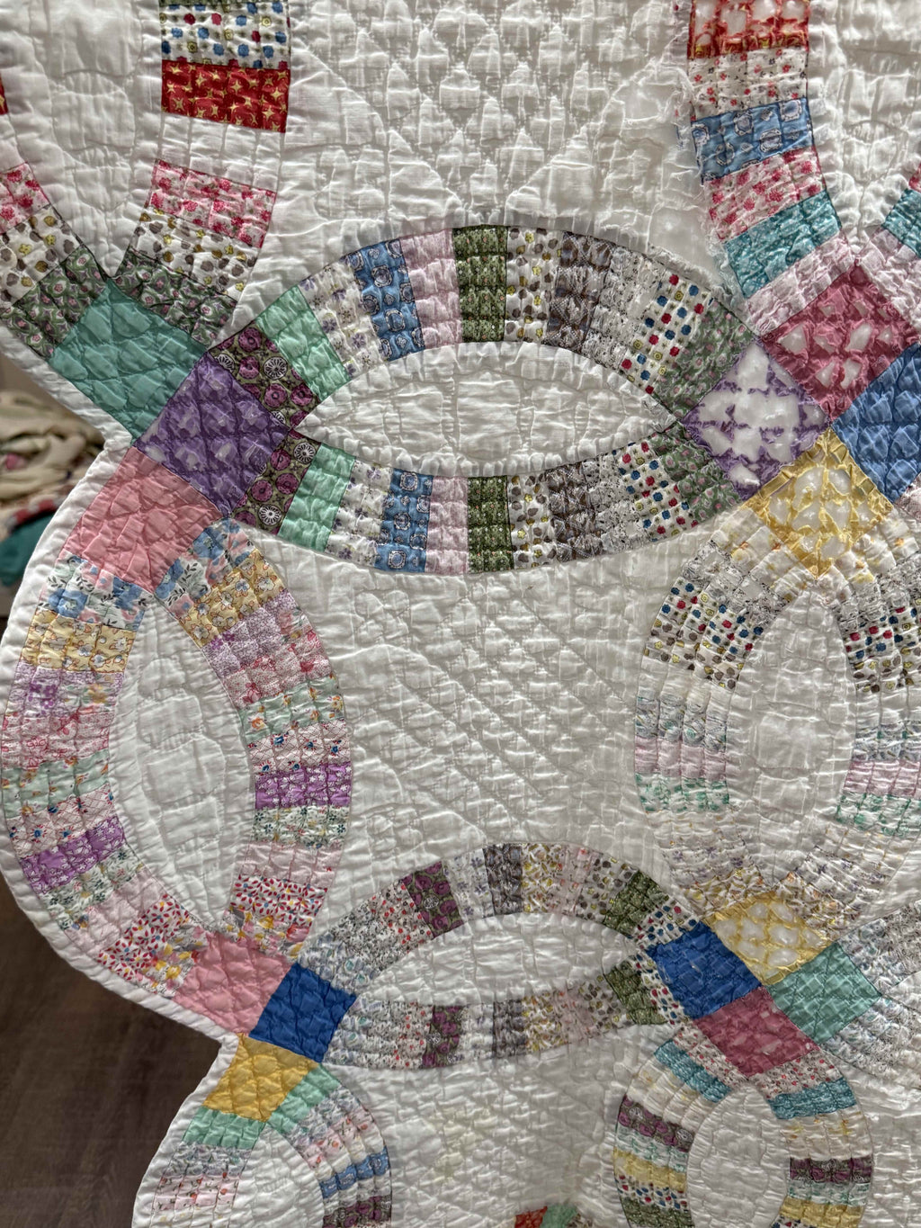 Vintage Quilt Double Wedding Ring