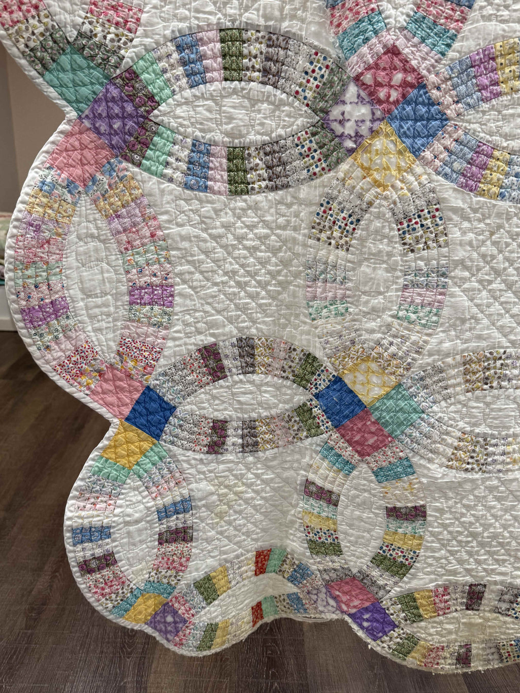 Vintage Quilt Double Wedding Ring
