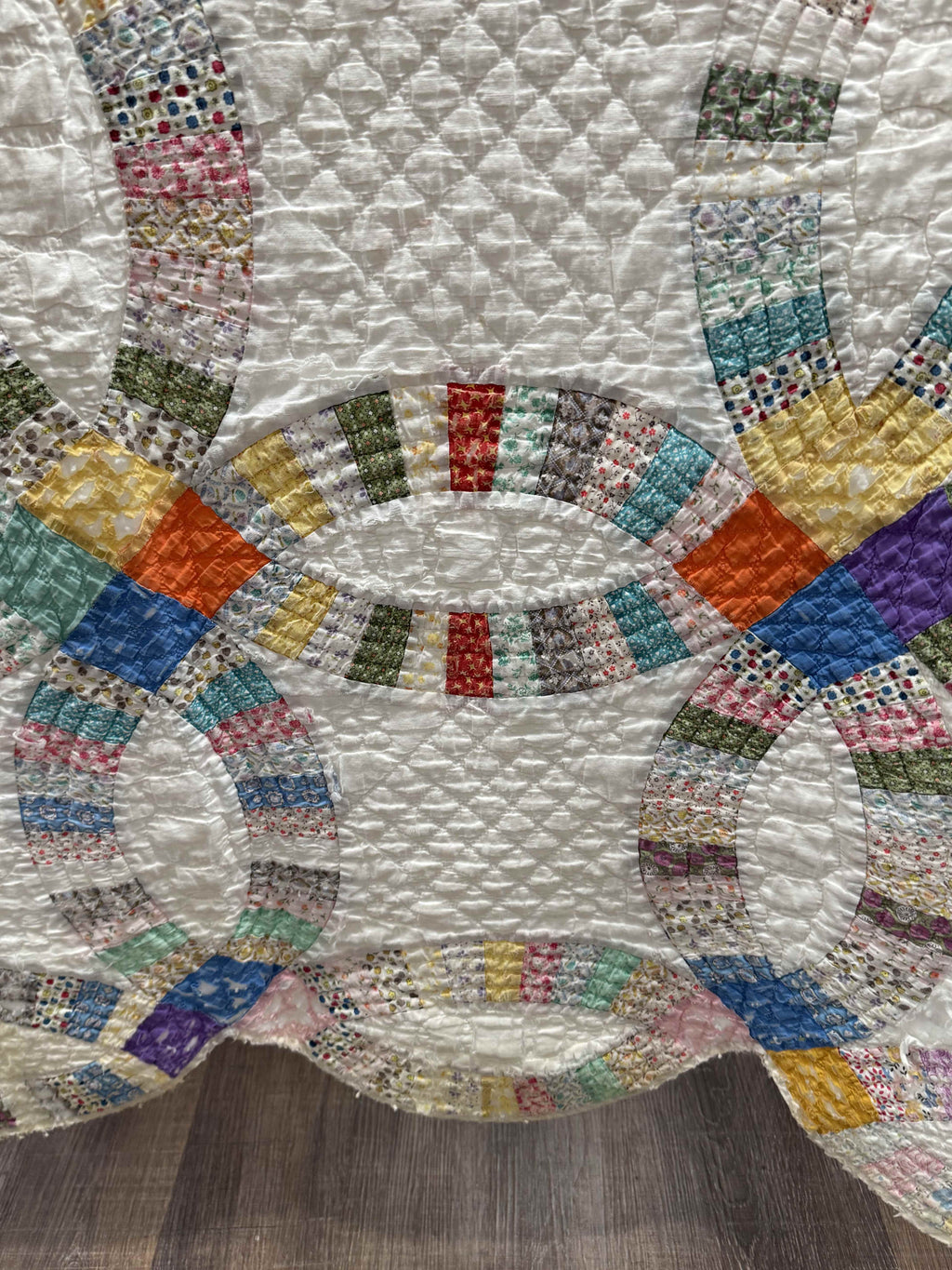 Vintage Quilt Double Wedding Ring
