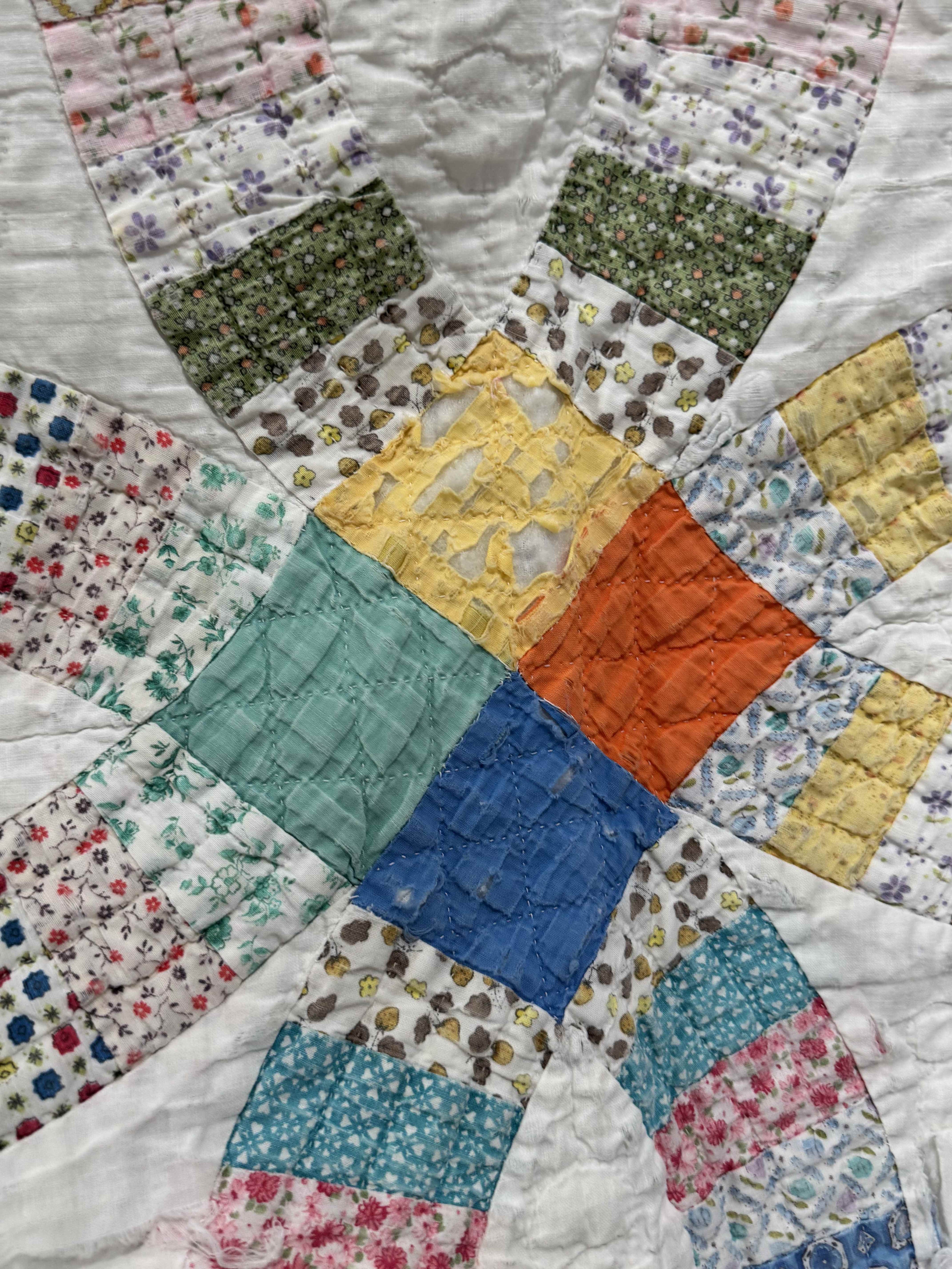 Vintage Quilt Double Wedding Ring