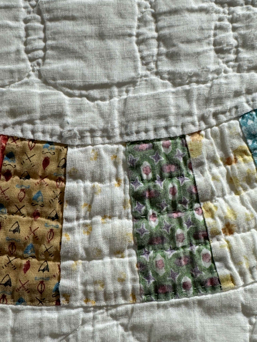 Vintage Quilt Double Wedding Ring