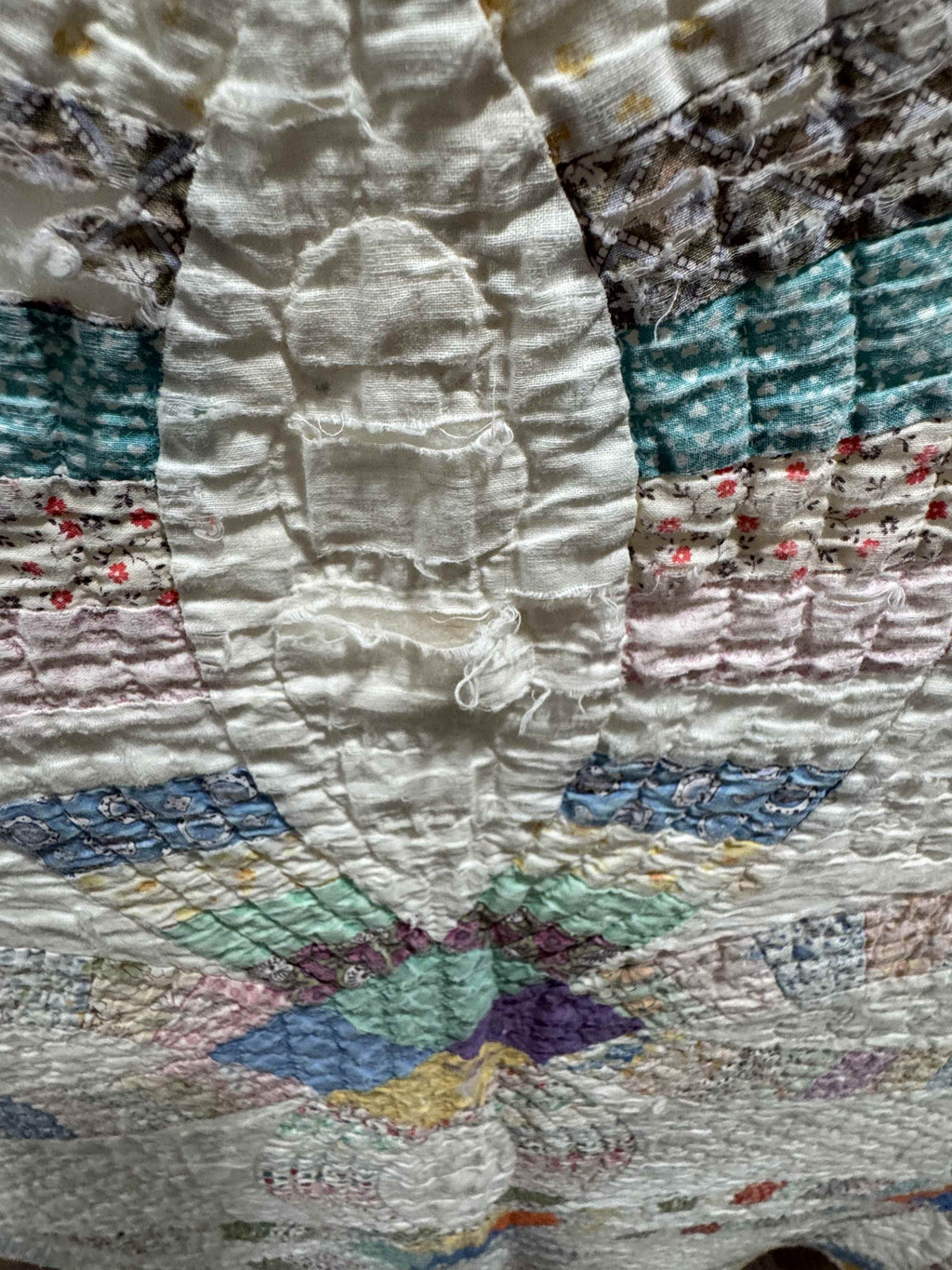 Vintage Quilt Double Wedding Ring